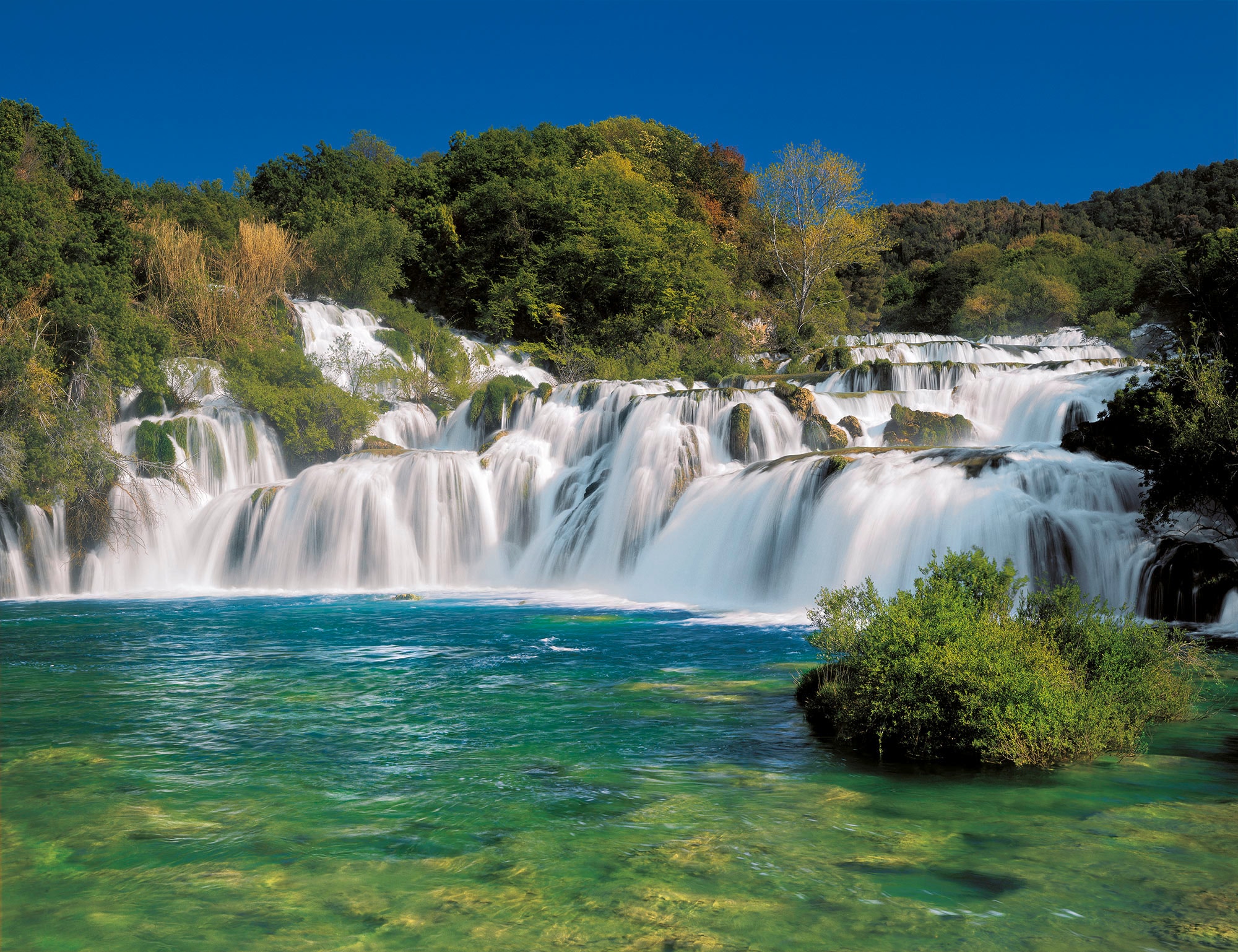 Komar Fototapete »Fototapete«, bedruckt, Fototapete - Krka Falls - Größe 36 günstig online kaufen