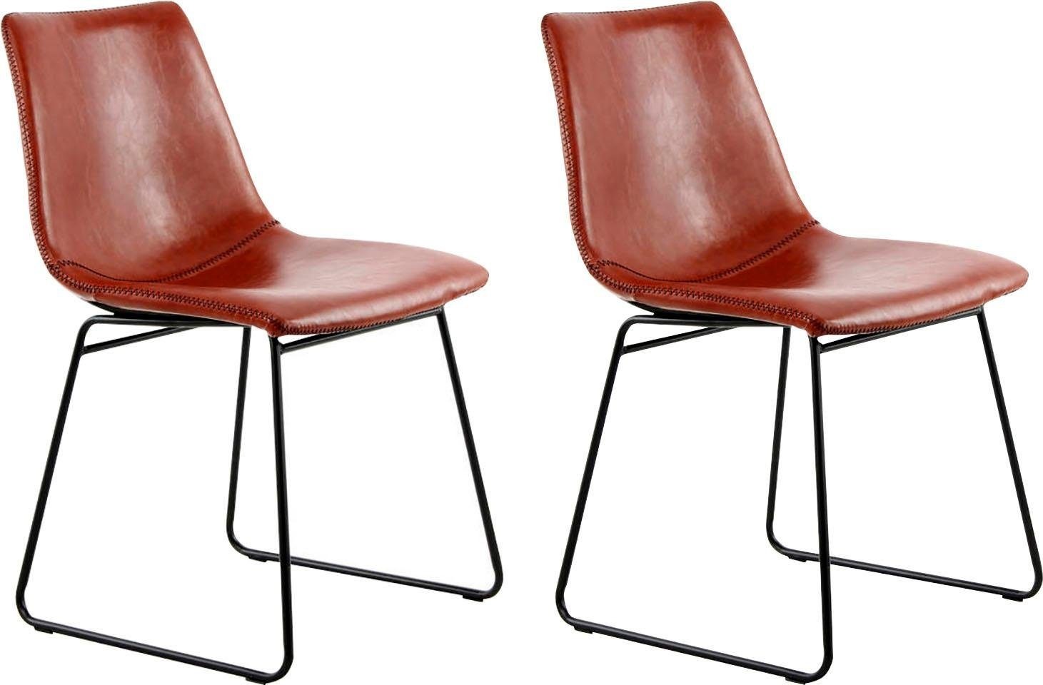 Kayoom Stuhl »Caila 110 2er-Set, Esszimmerstuhl in robuster Aufmachung«, (S günstig online kaufen