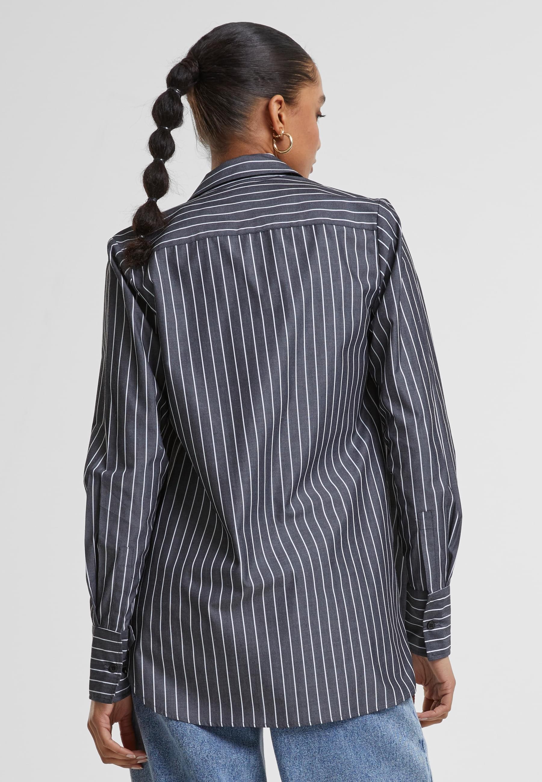 URBAN CLASSICS Klassische Bluse »Urban Classics Ladies Striped Blouse«