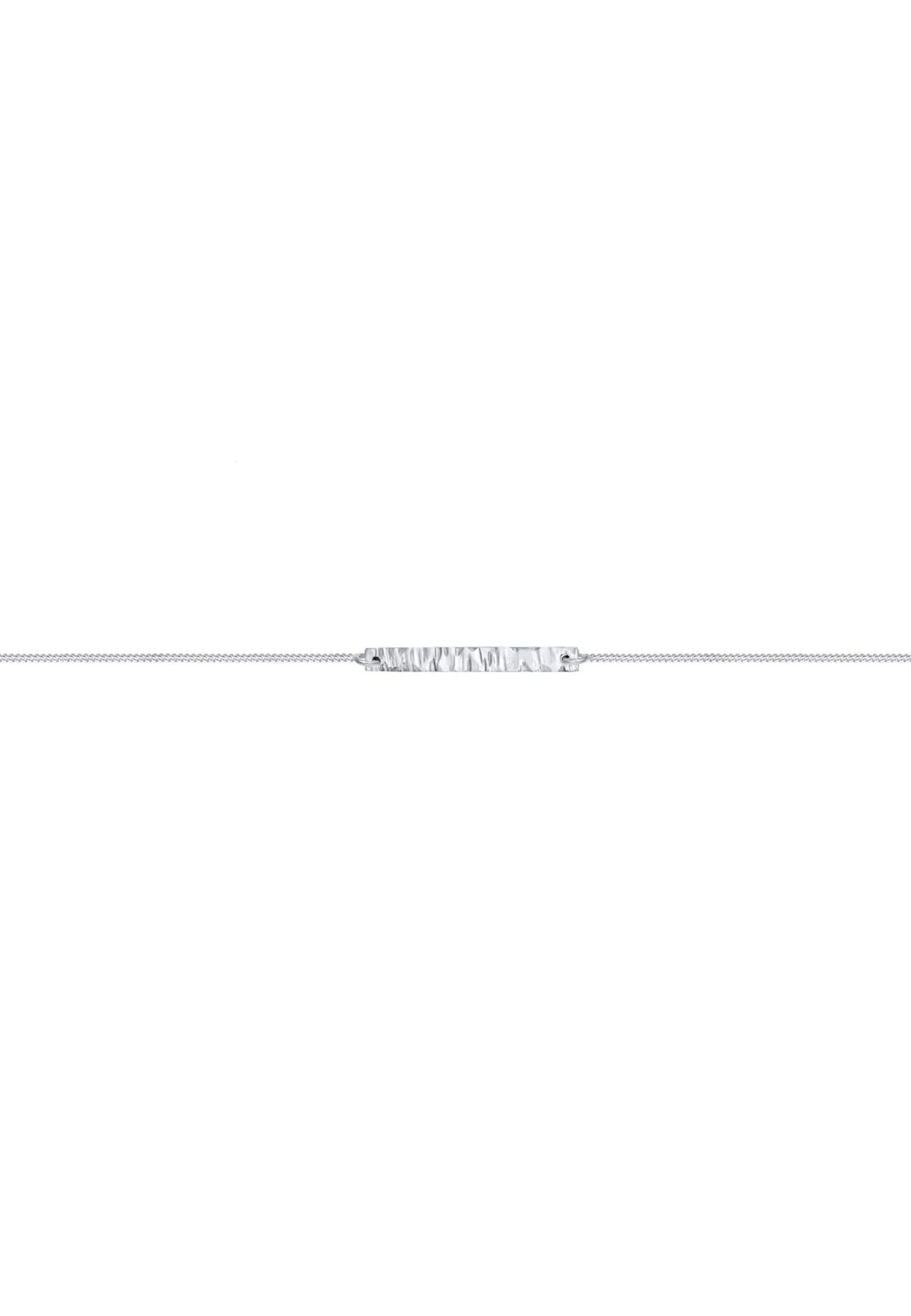 Elli Collier »Choker Platte Gehämmert 925er Silber«