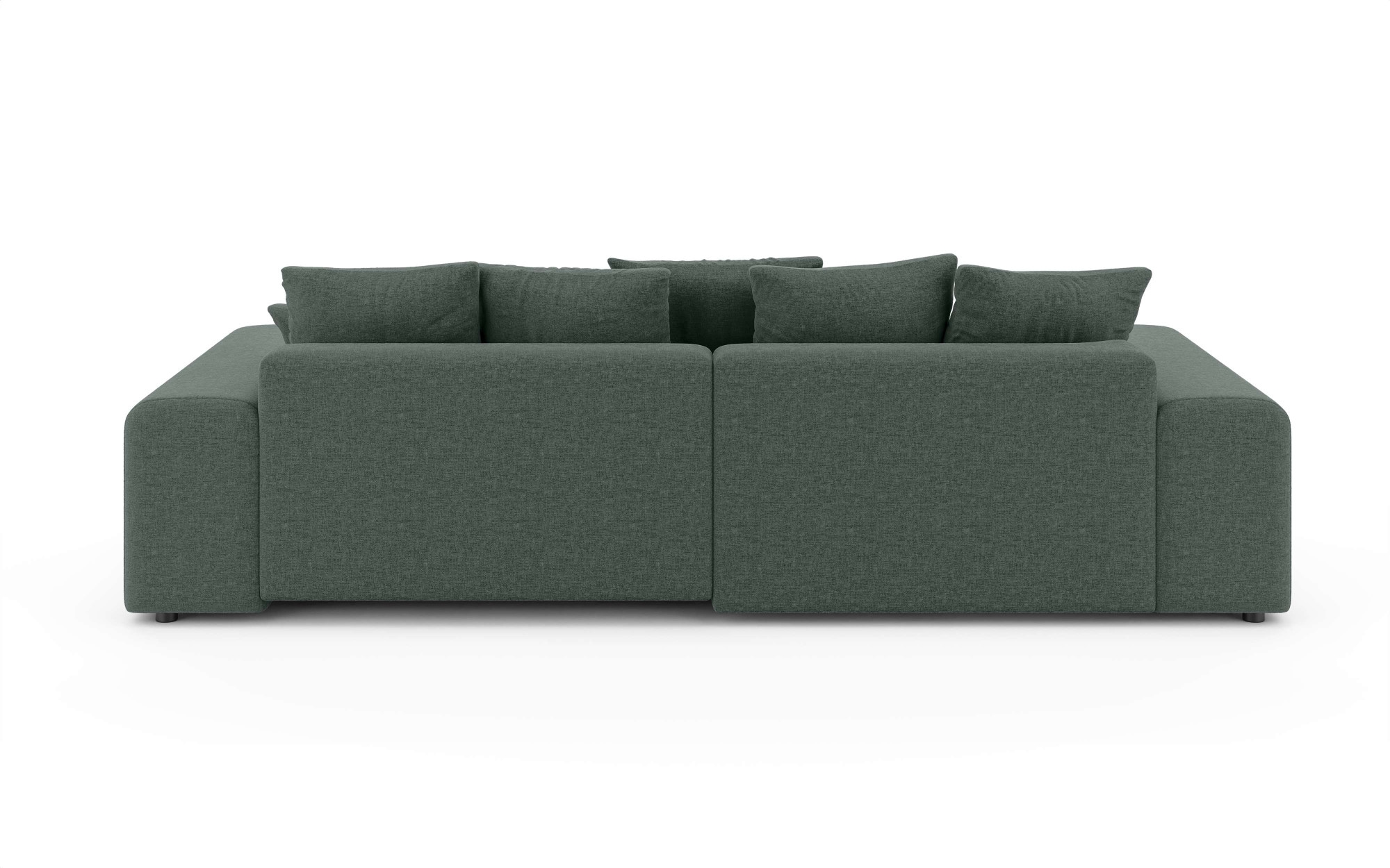 Home affaire Ecksofa »LAKESIDE mit Bettfunktion und Bettkasten, B/T/H 257/166/84 cm«, L-Form, Recamiere beidseitig montierbar, Wellenunterfederung