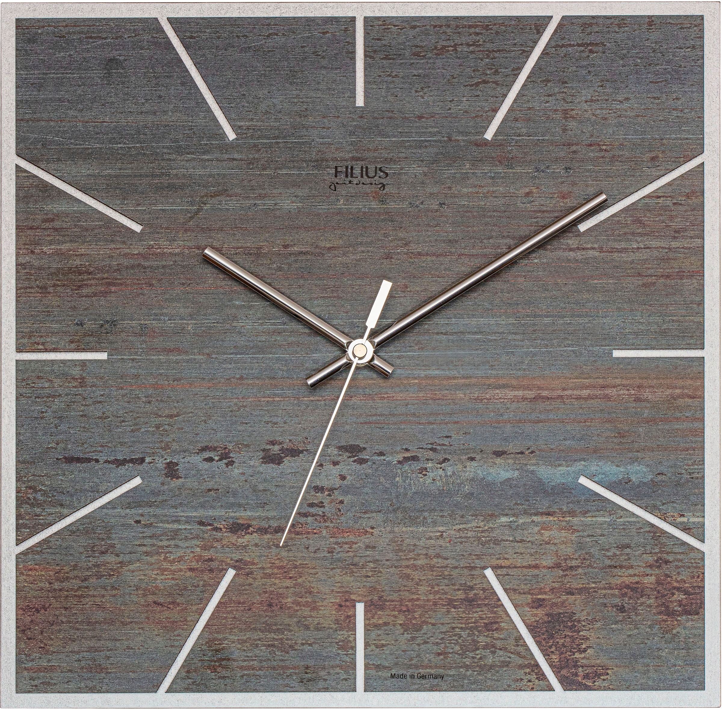 FILIUS zeitdesign Wanduhr »0305-14«, Made in Germany,Holz,Wohnzimmer,Esszim günstig online kaufen