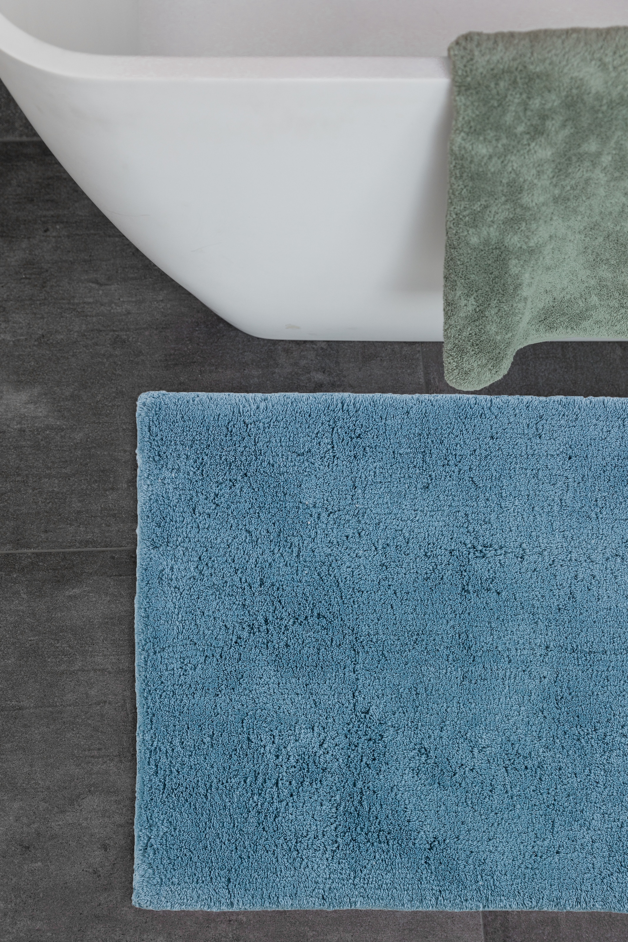 SCHÖNER WOHNEN-Kollektion Badematte »Bahamas  Uni« Höhe 30 mm fußbodenheizungsgeeignet beidseitig verwendbar