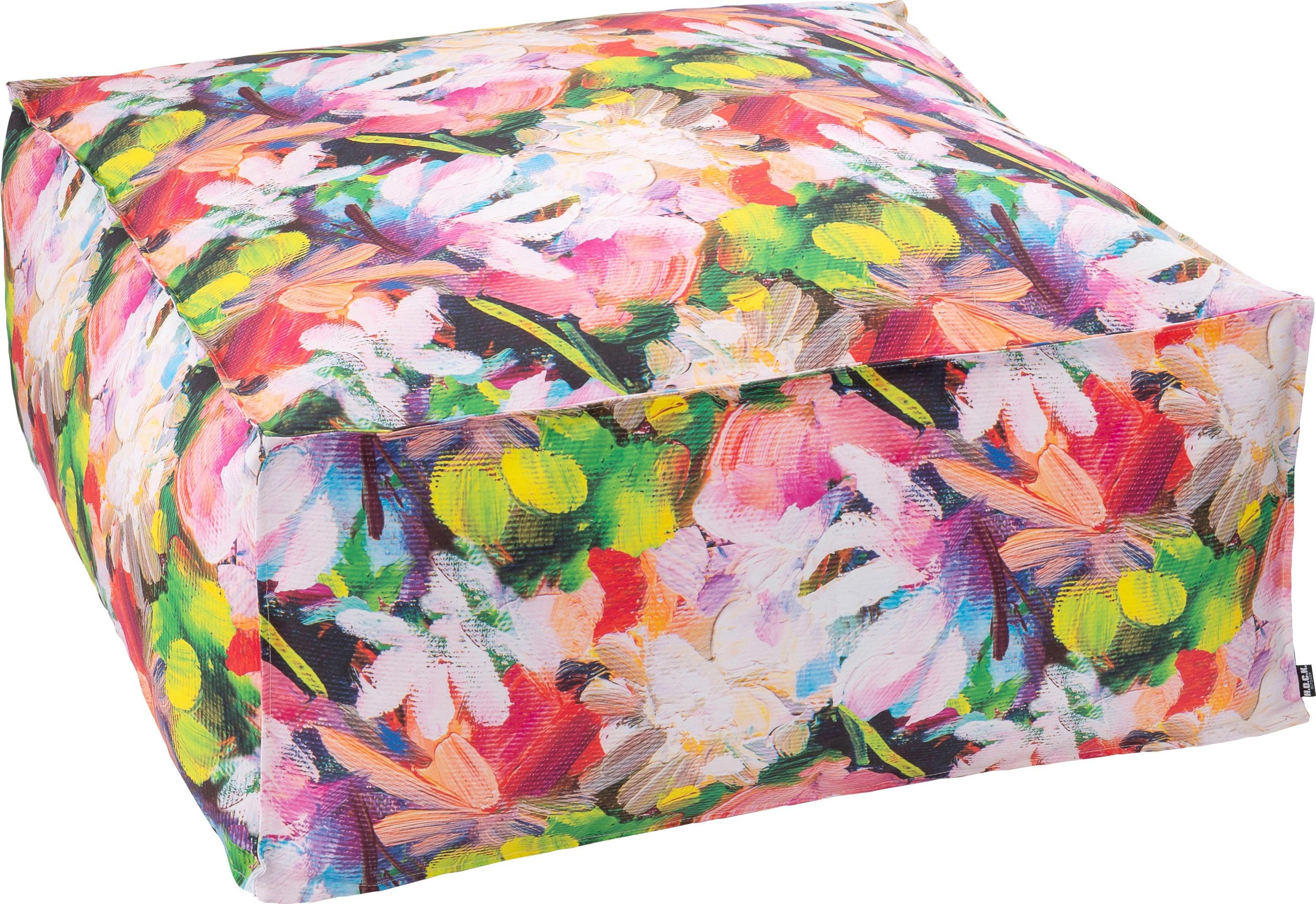 H.O.C.K. Sitzsack »Flower« 1 Stk. tlg. bunt Kissen: 100% Polyacryl