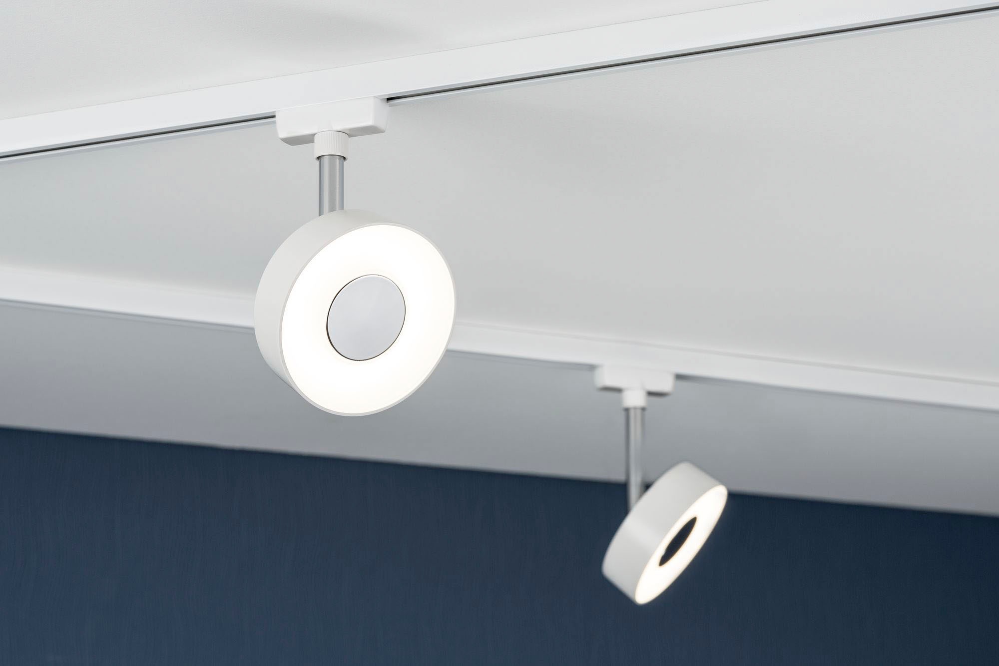 Paulmann Schienensystem-Leuchten »URail Spot Circle 1x5W 3000K 230V«, 3-Ste günstig online kaufen