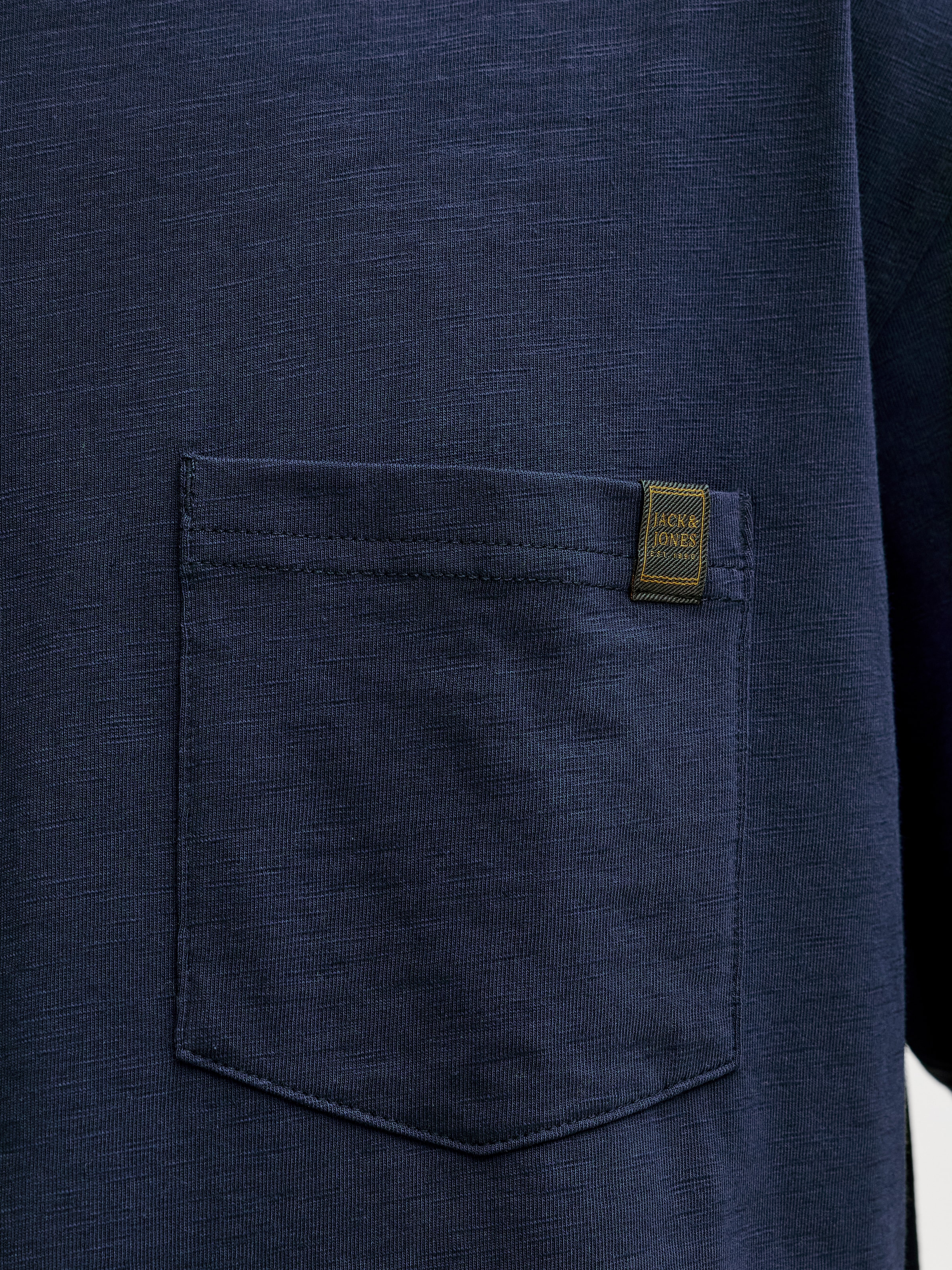 Jack & Jones Kurzarmshirt »JJEDOVER SLUB TEE SS NOOS« Baumwollmischung, relaxed fit