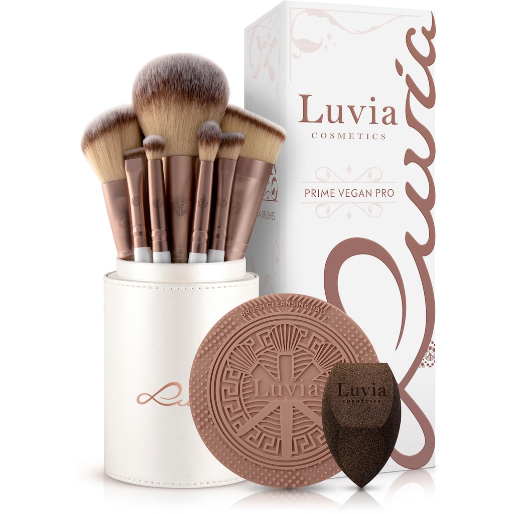 Luvia Cosmetics Kosmetikpinsel-Set »Prime Vegan Pro«, (15 tlg.)