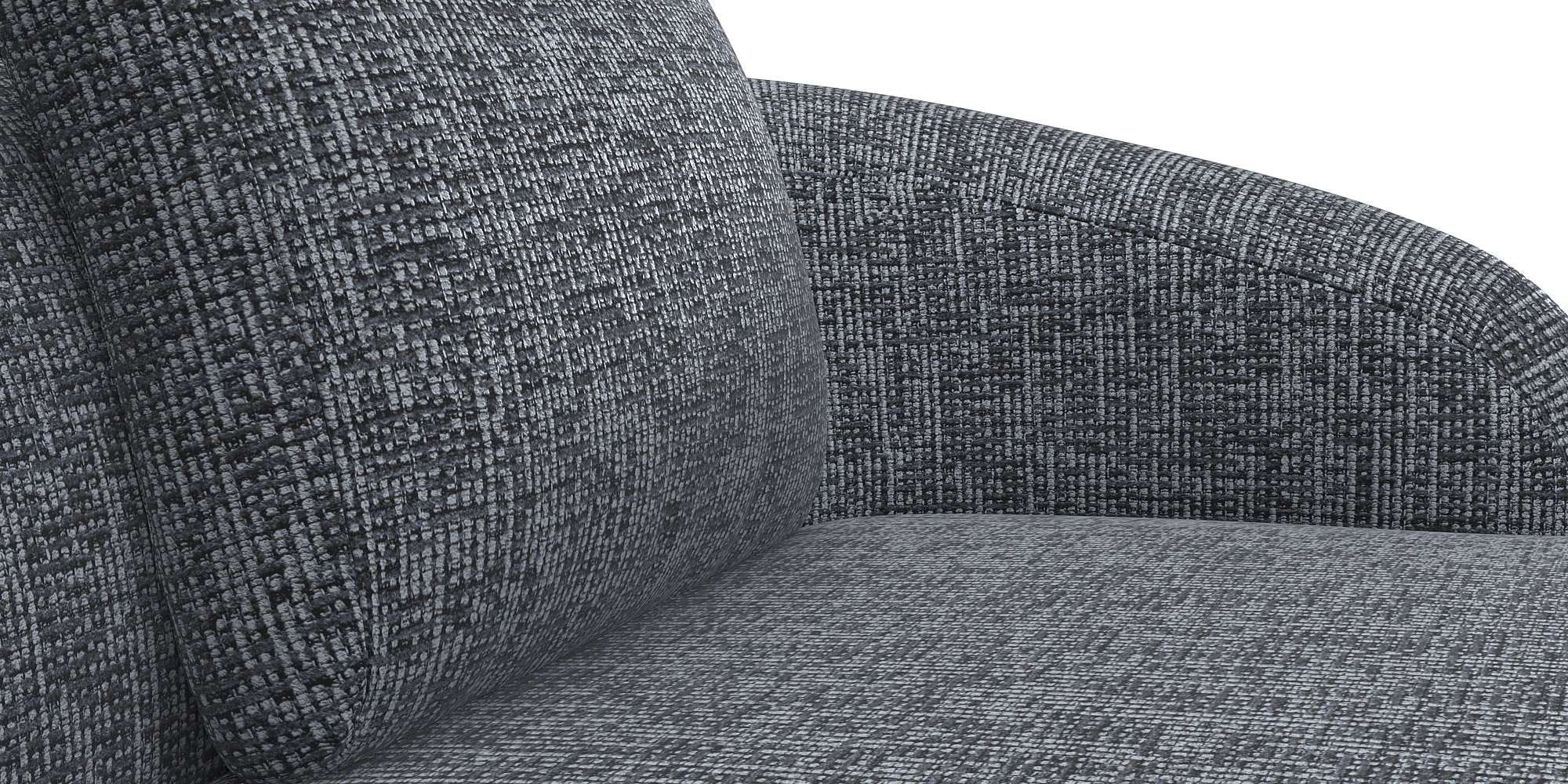 FLEXLUX Wohnlandschaft »Torino, rund, L-Form, Sofa-Ecke mit Recamiere, Longchair-Sofa«, Modernes, organisches Sofa-Design, Kaltschaum, Wellenunterfederung