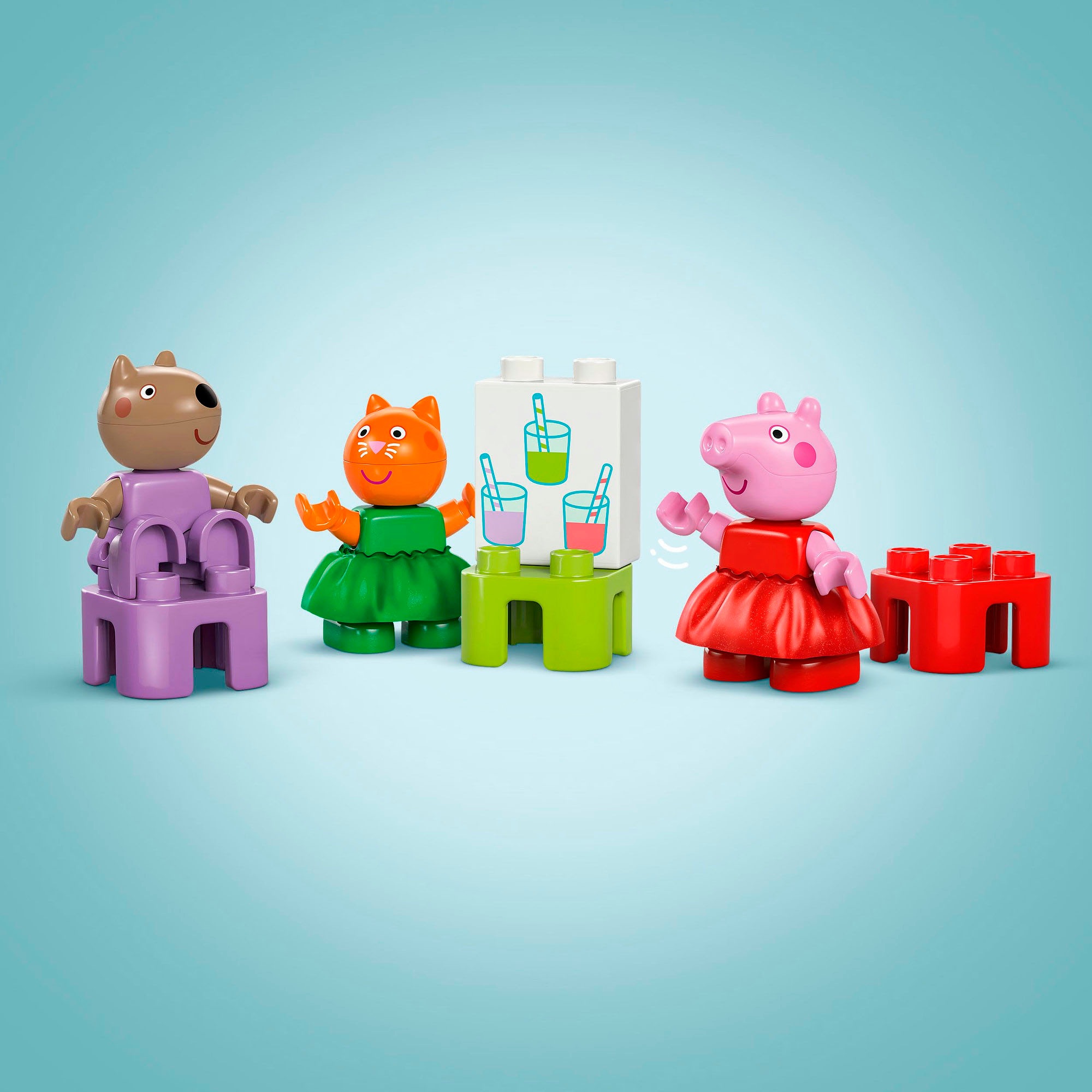 LEGO® Konstruktionsspielsteine »Jahrmarkt (10453), LEGO® DUPLO Peppa Pig«, (53 St.), Made in Europe