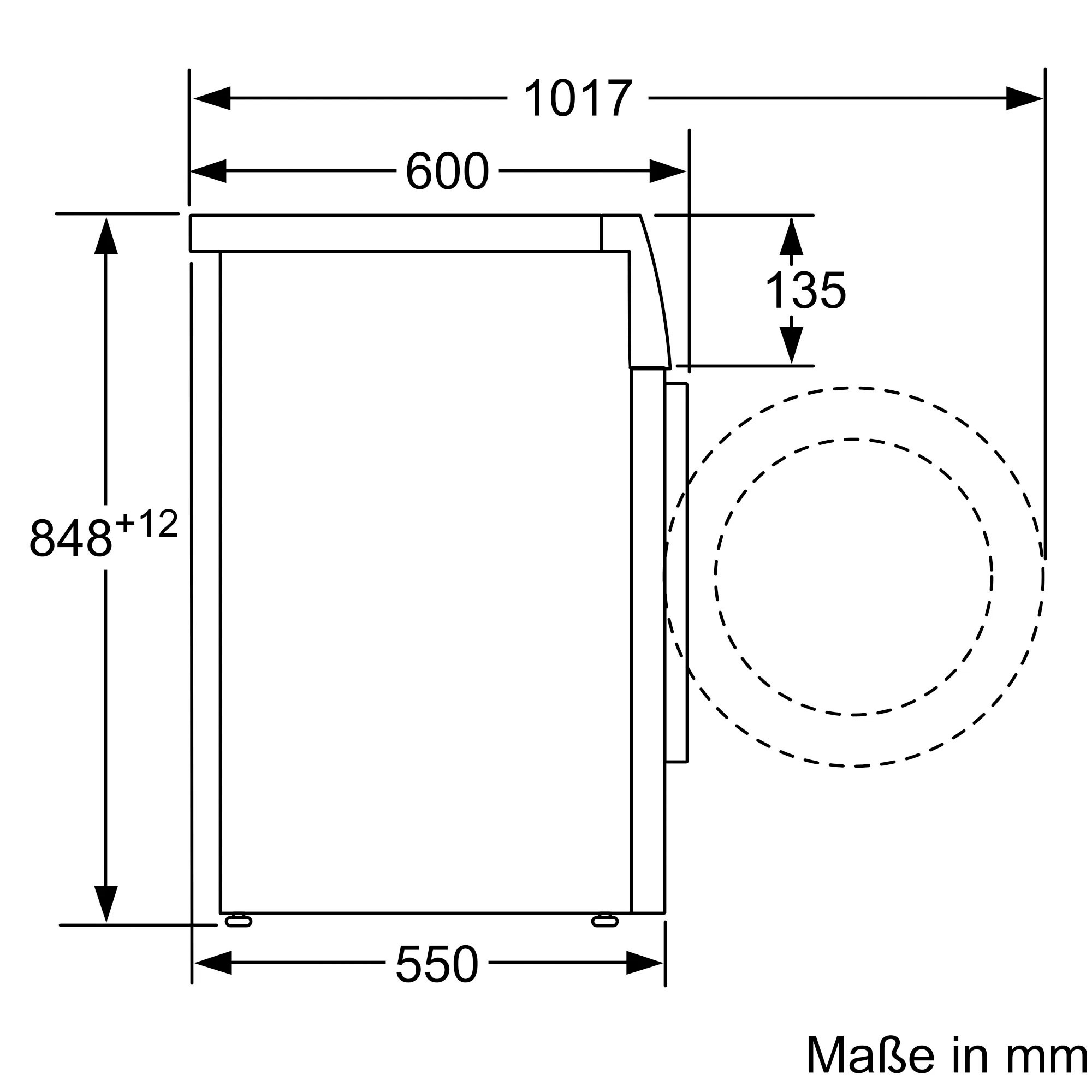 6. Bild von BOSCH Waschmaschine »WAN282X3«, Serie 4, WAN282X3, 7 kg, 1400 U/min