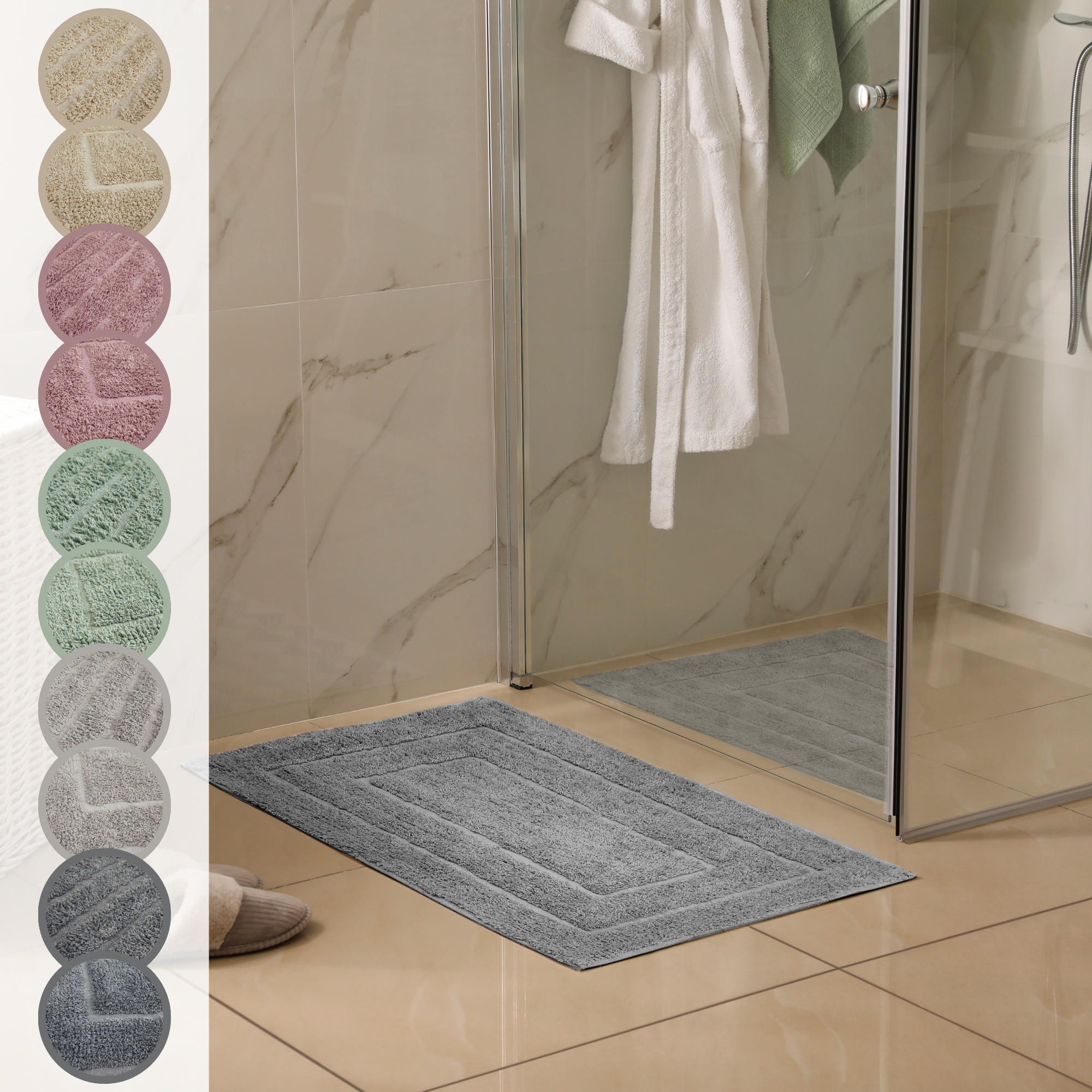 Andiamo Badematte »Havanna, 50x80 cm«, fußbodenheizungsgeeignet-schnell tro günstig online kaufen