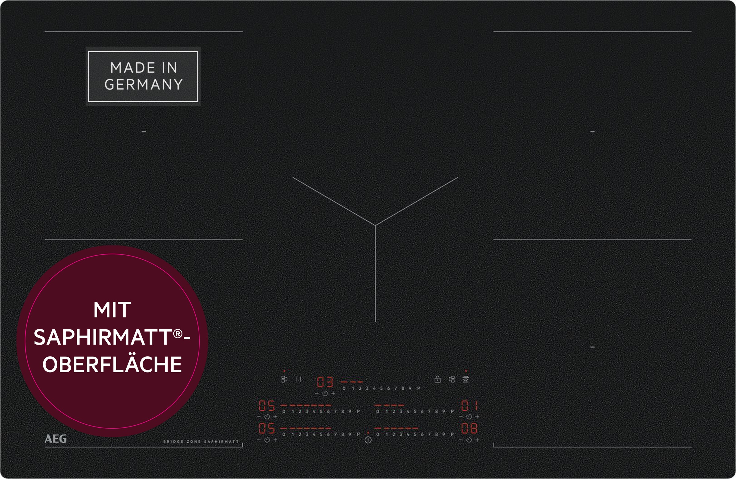 AEG Induktions-Kochfeld »TK85IM0FSZ«, SaphirMatt-Bis zu 4x kratzresistenter günstig online kaufen