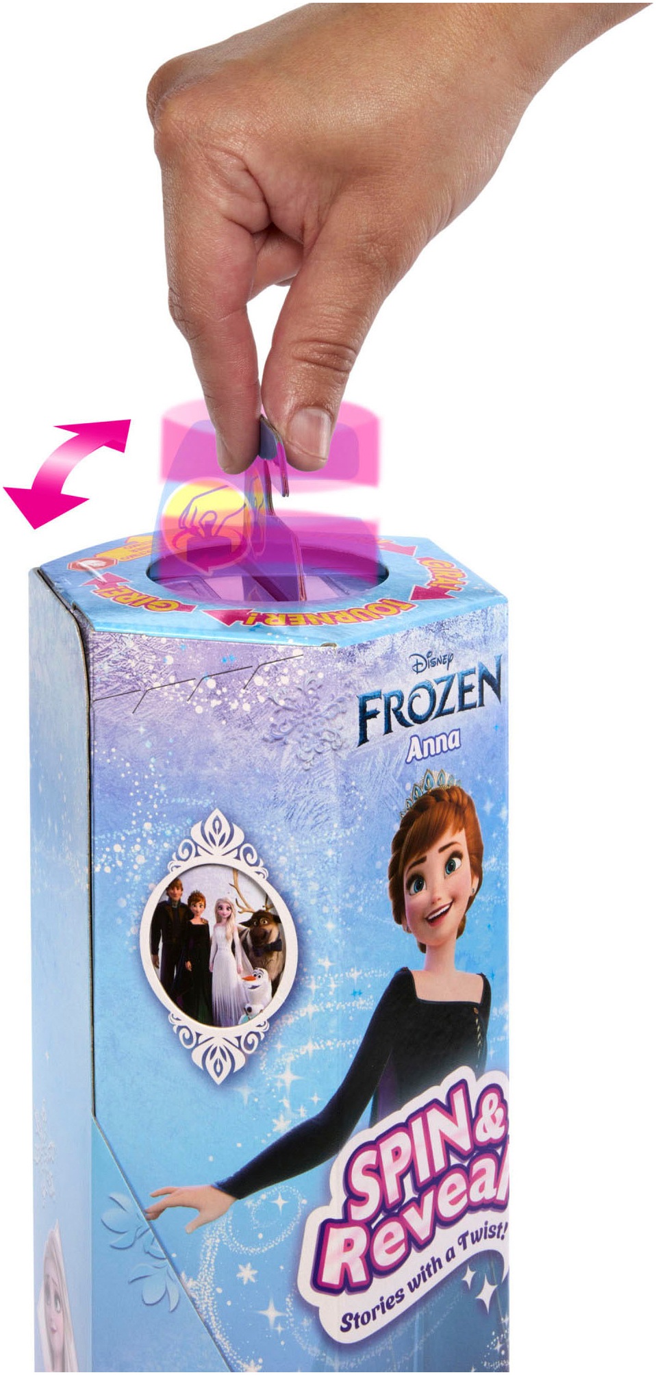 Mattel® Anziehpuppe »Disney Die Eiskönigin Spin & Reveal Anna«