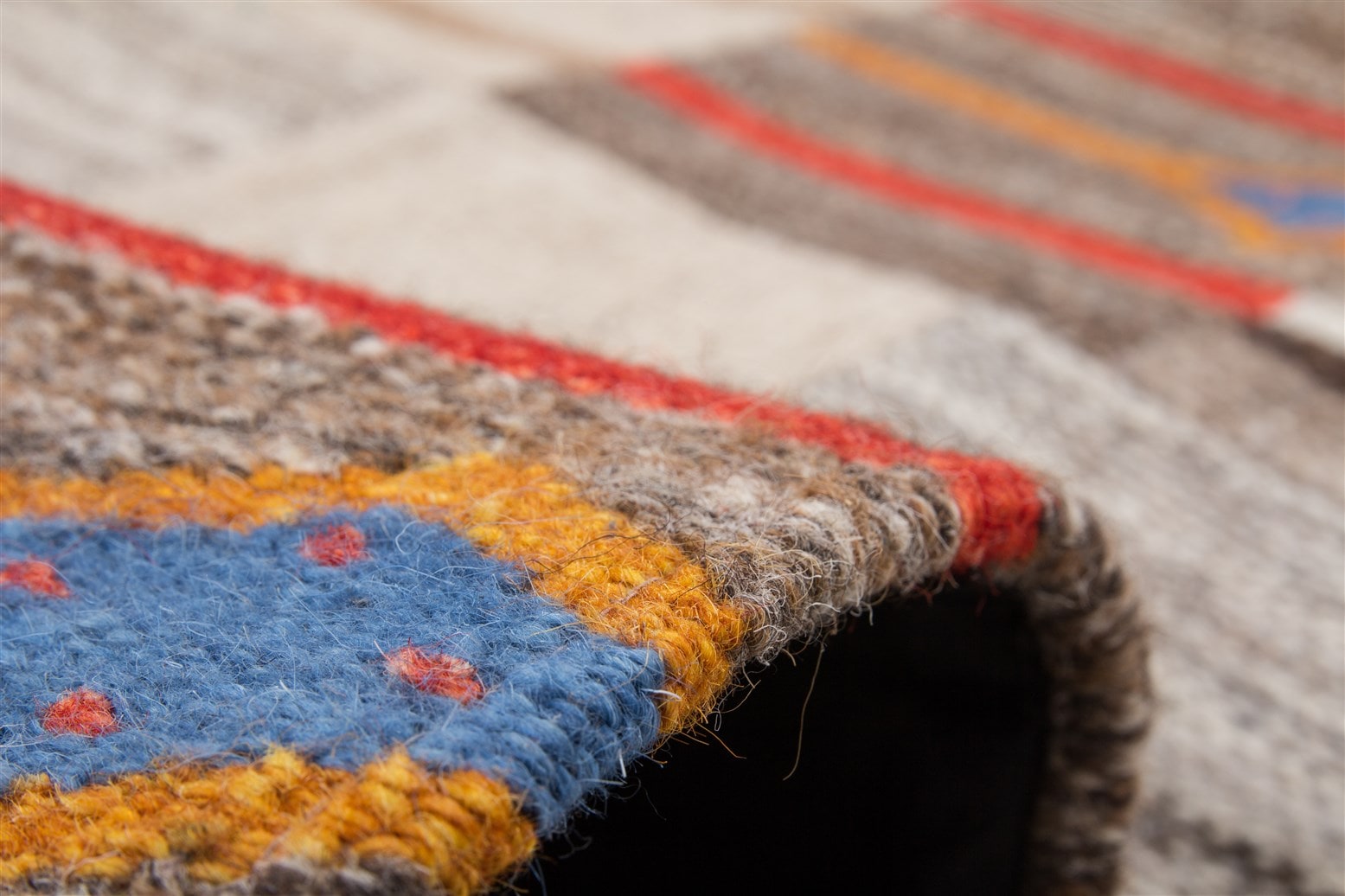 Kayoom Teppich »Radical 220« rechteckig 15 mm Höhe Handgewebter Jacquard-Kilim, hochwertige Materialmischung