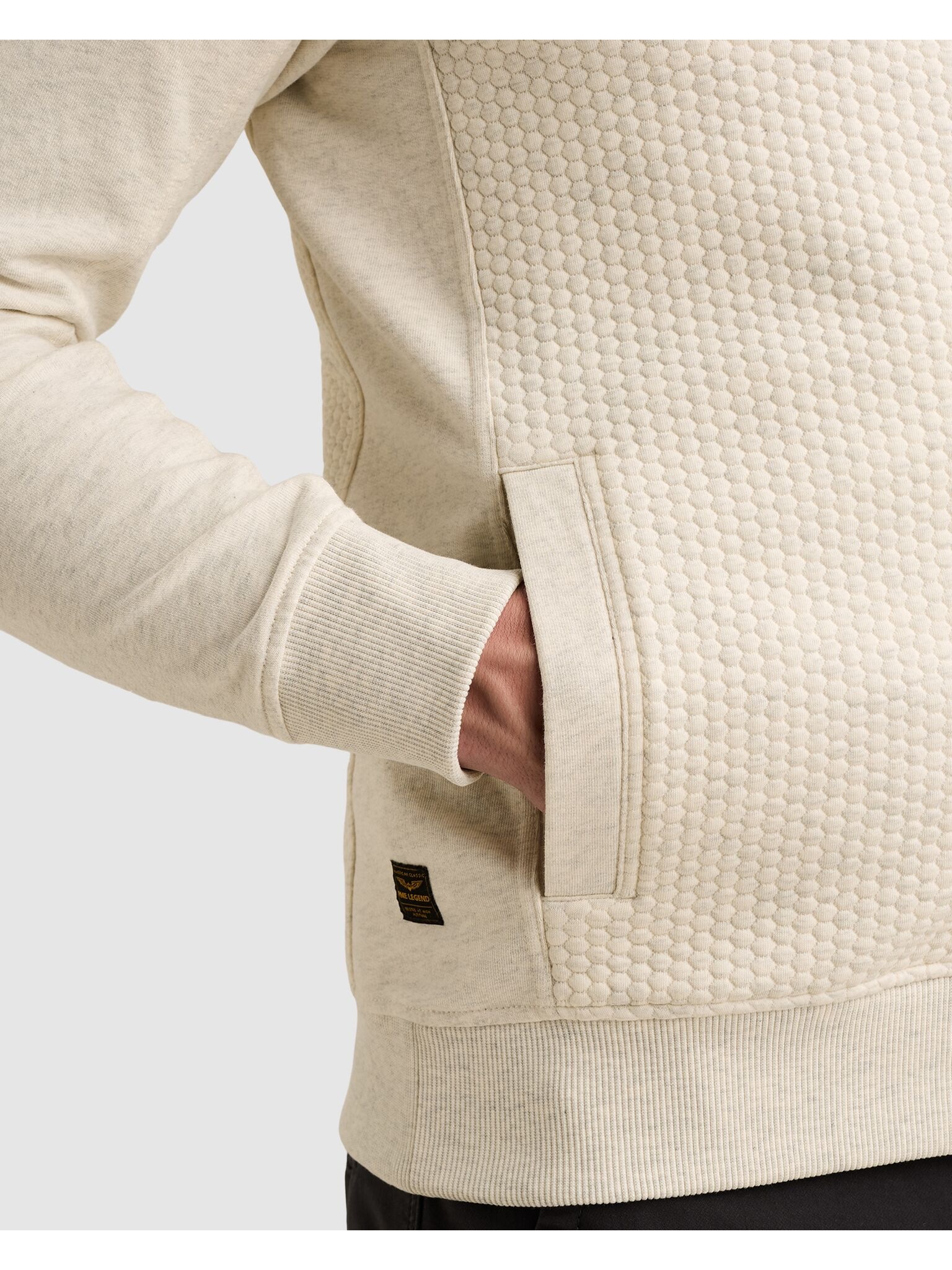 PME LEGEND Sweatjacke mit seitlichen Eingrifftaschen