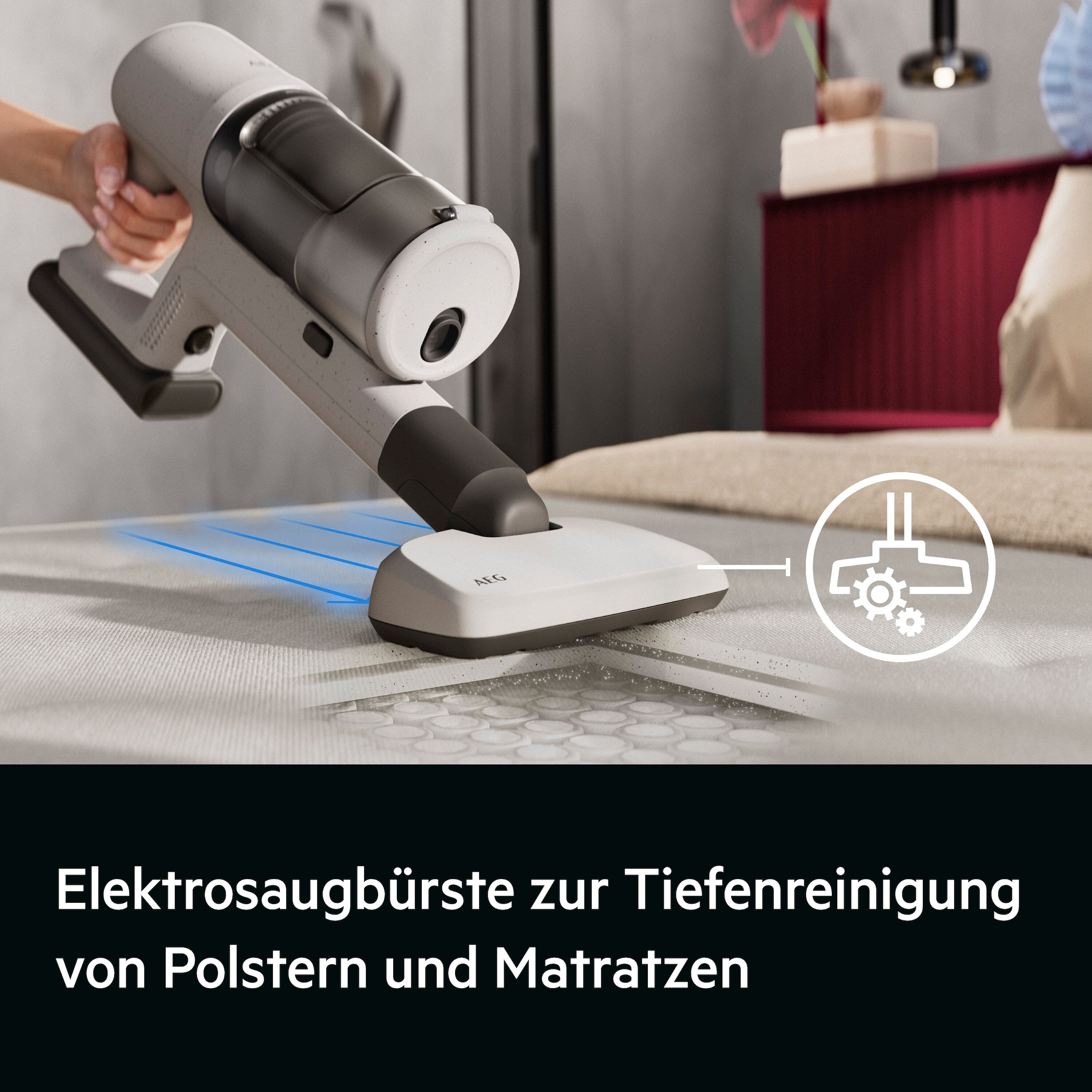 AEG Akku-Hand-und Stielstaubsauger »6000 AKKU-STAUBSAUGER (AP61HB21SH)«, sehr leicht 2,5 kg, 53 % Recyclingmaterial, bis zu 50 Min. Laufzeit