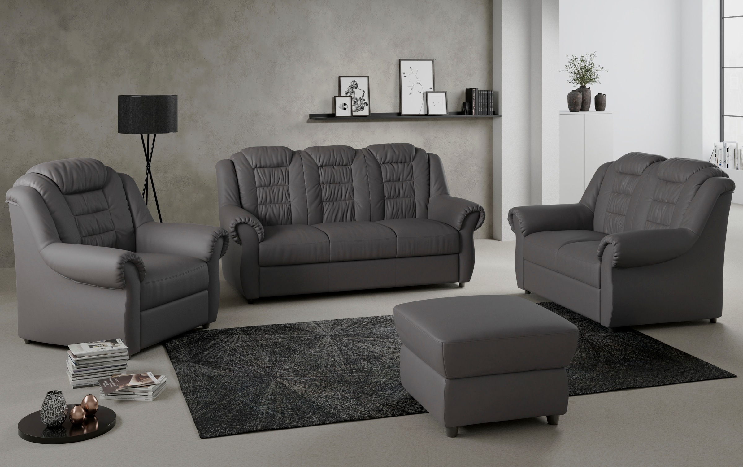 Home affaire Sessel »Boston«, im klassischem Design mit hoher Rückenlehne günstig online kaufen