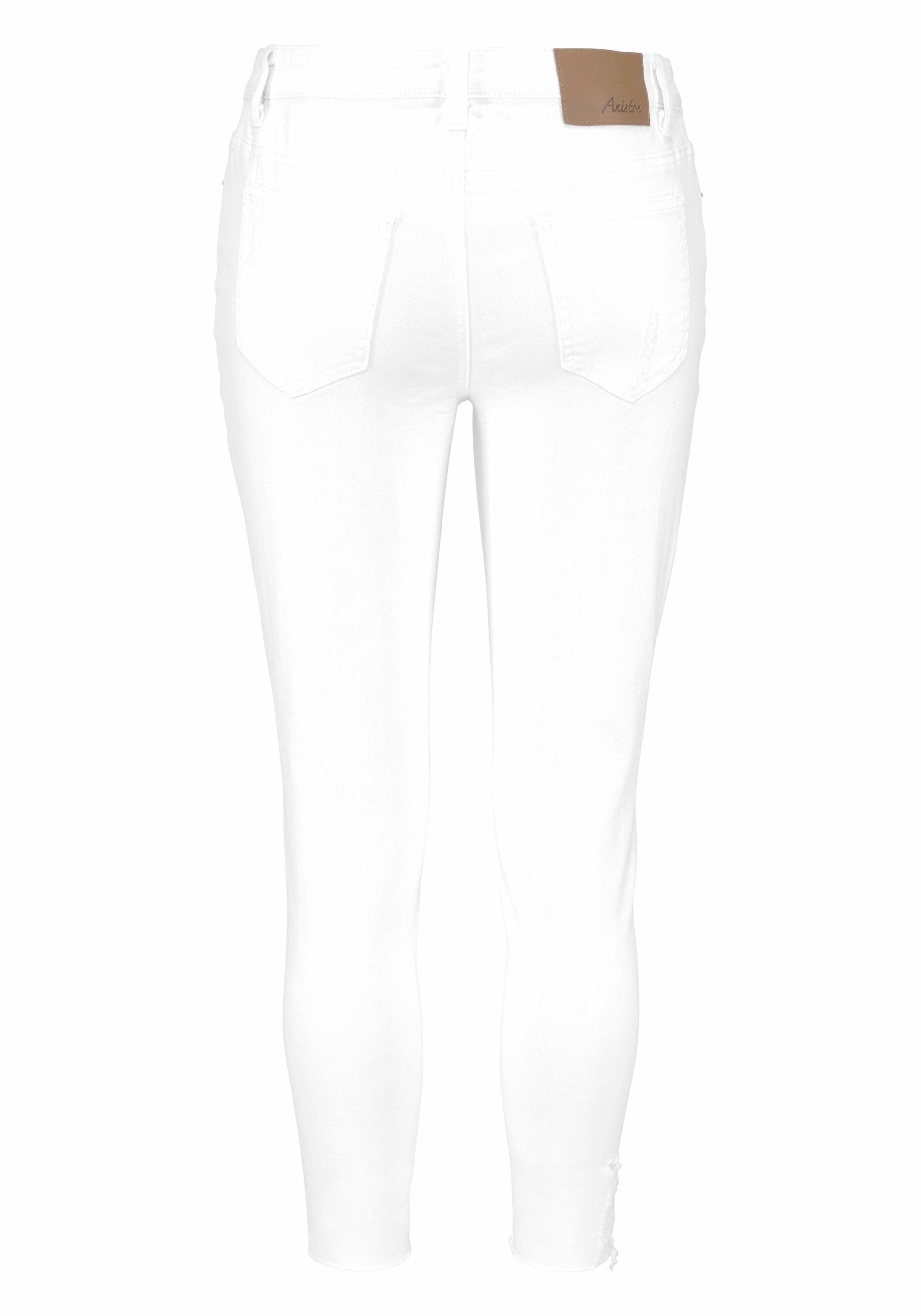 Destroyed-Effekt mit online Aniston CASUAL bestellen Skinny-fit-Jeans,