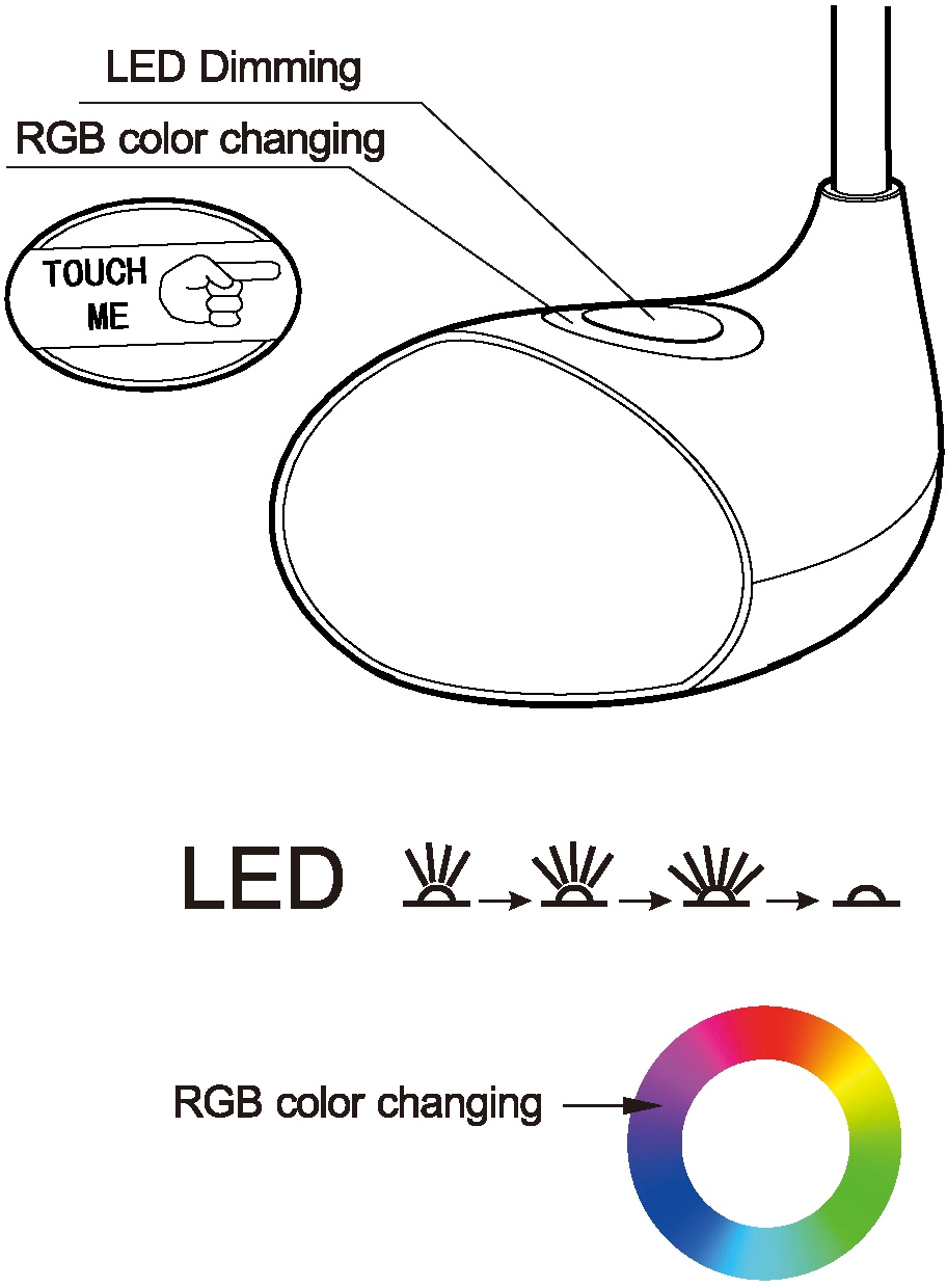EGLO LED Tischleuchte »CABADO 1«, 2 flammig-flammig, RGBW