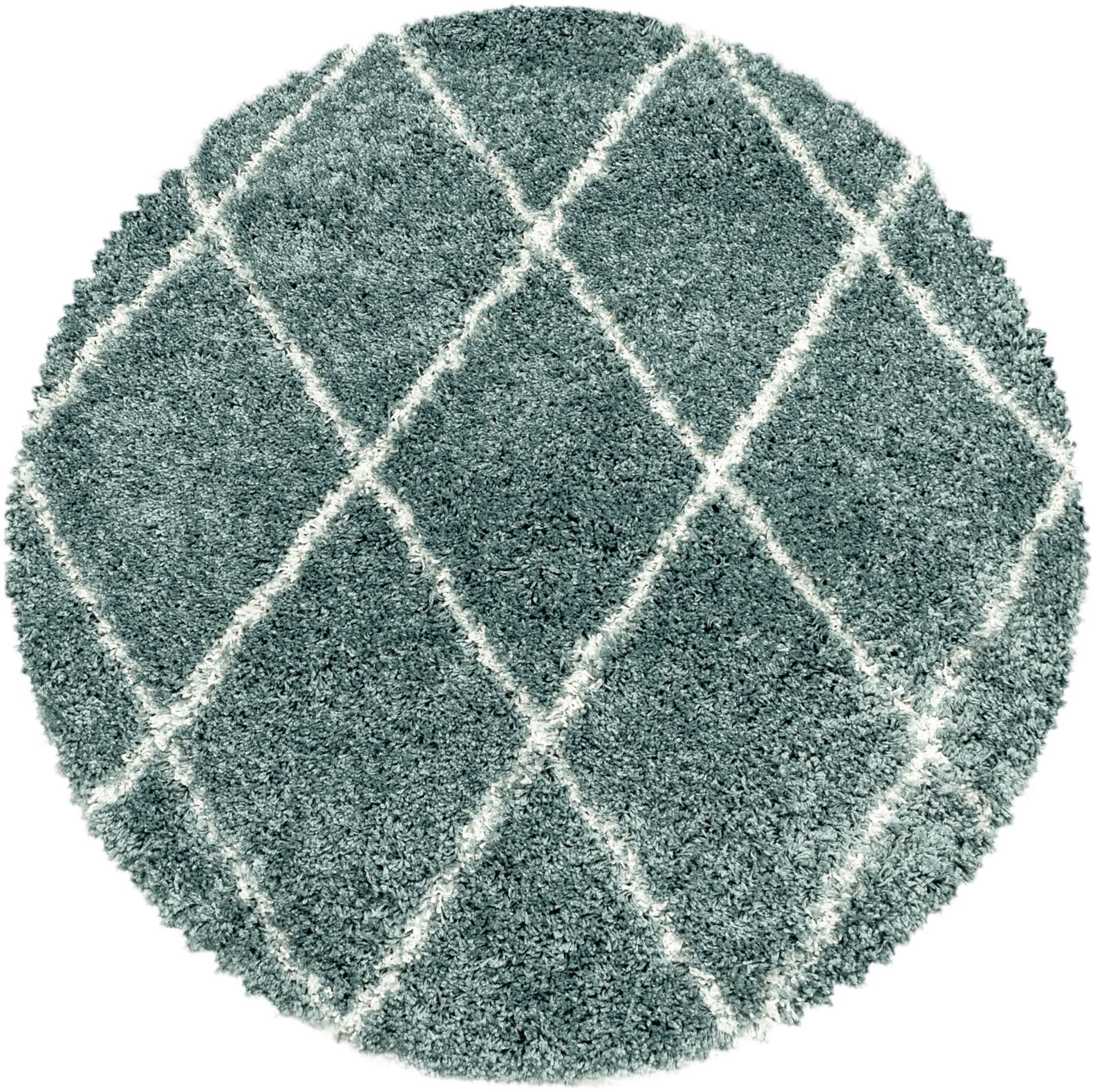 Ayyildiz Teppiche Hochflor-Teppich »ALVOR 3401«, rund, 50 mm Höhe, Shaggy, günstig online kaufen