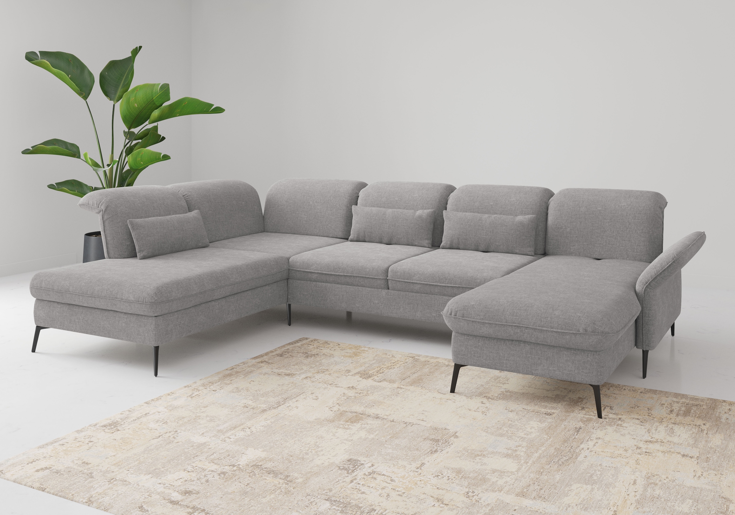 sit&more Wohnlandschaft »Emely, inkl. Sitztiefenverstellung« wahlweise mit günstig online kaufen