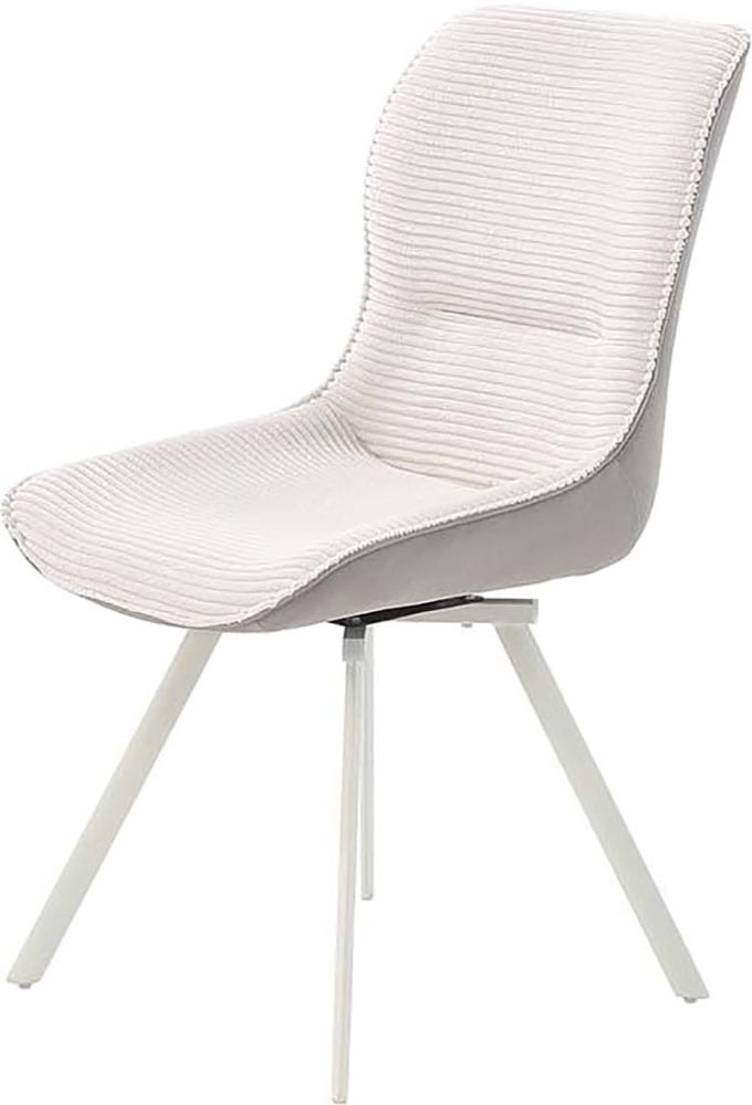 Jockenhöfer Gruppe 4-Fußstuhl »Mellum«, (Set), 2 St., Cord-Microfaser, Inklusive Drehfunktion (360° drehbar), Bezugsstoff Cord