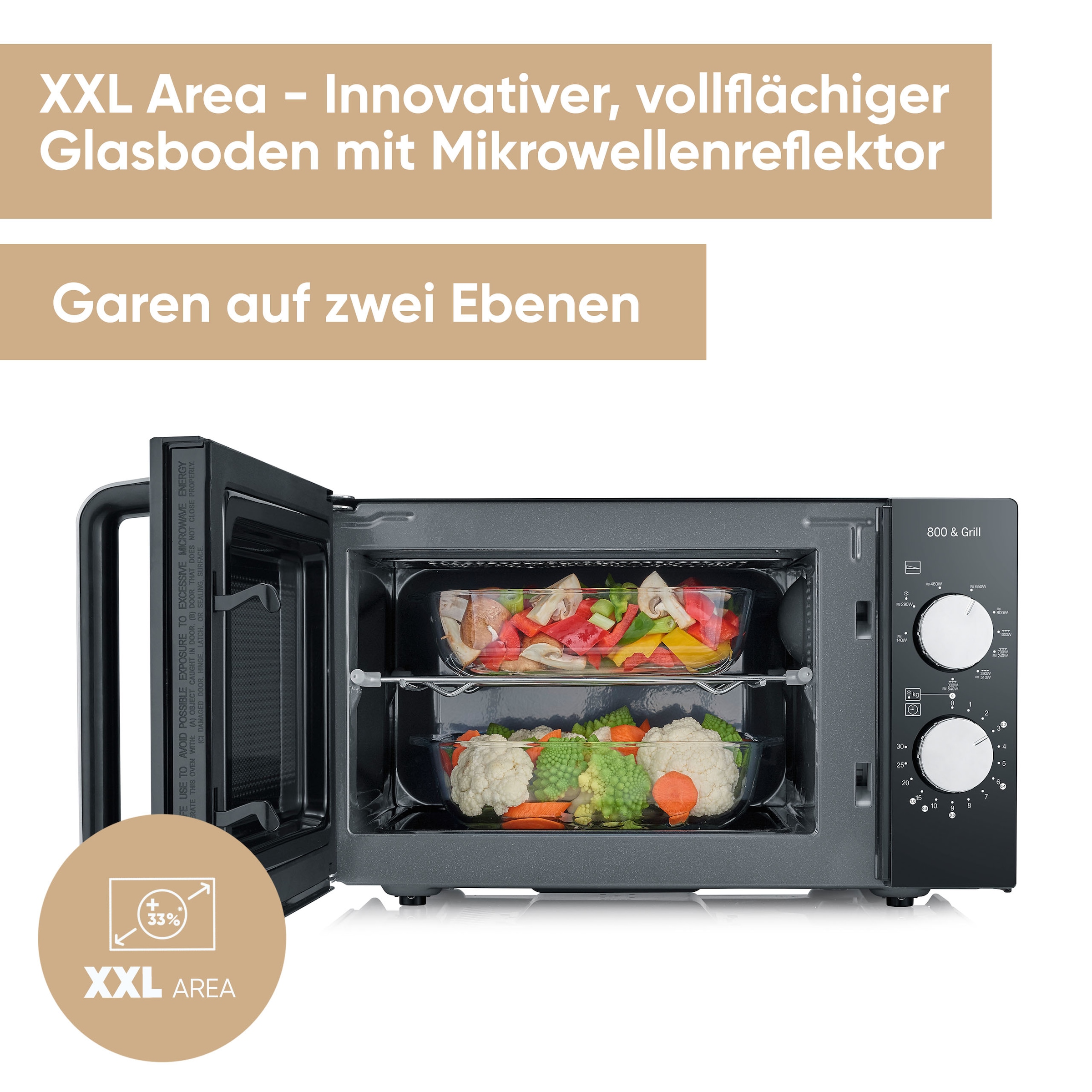 Severin Mikrowelle »MW 7762« Grill | Mikrowelle 800 W
