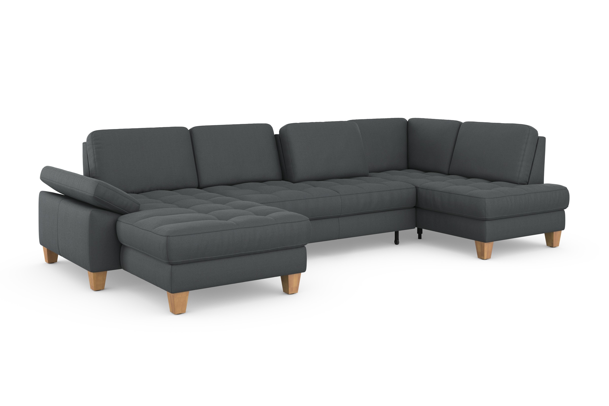 sit&more Wohnlandschaft »Westham U-Form«, wahlweise mit Bettfunktion, Bettkasten, Sitztiefenverstellung
