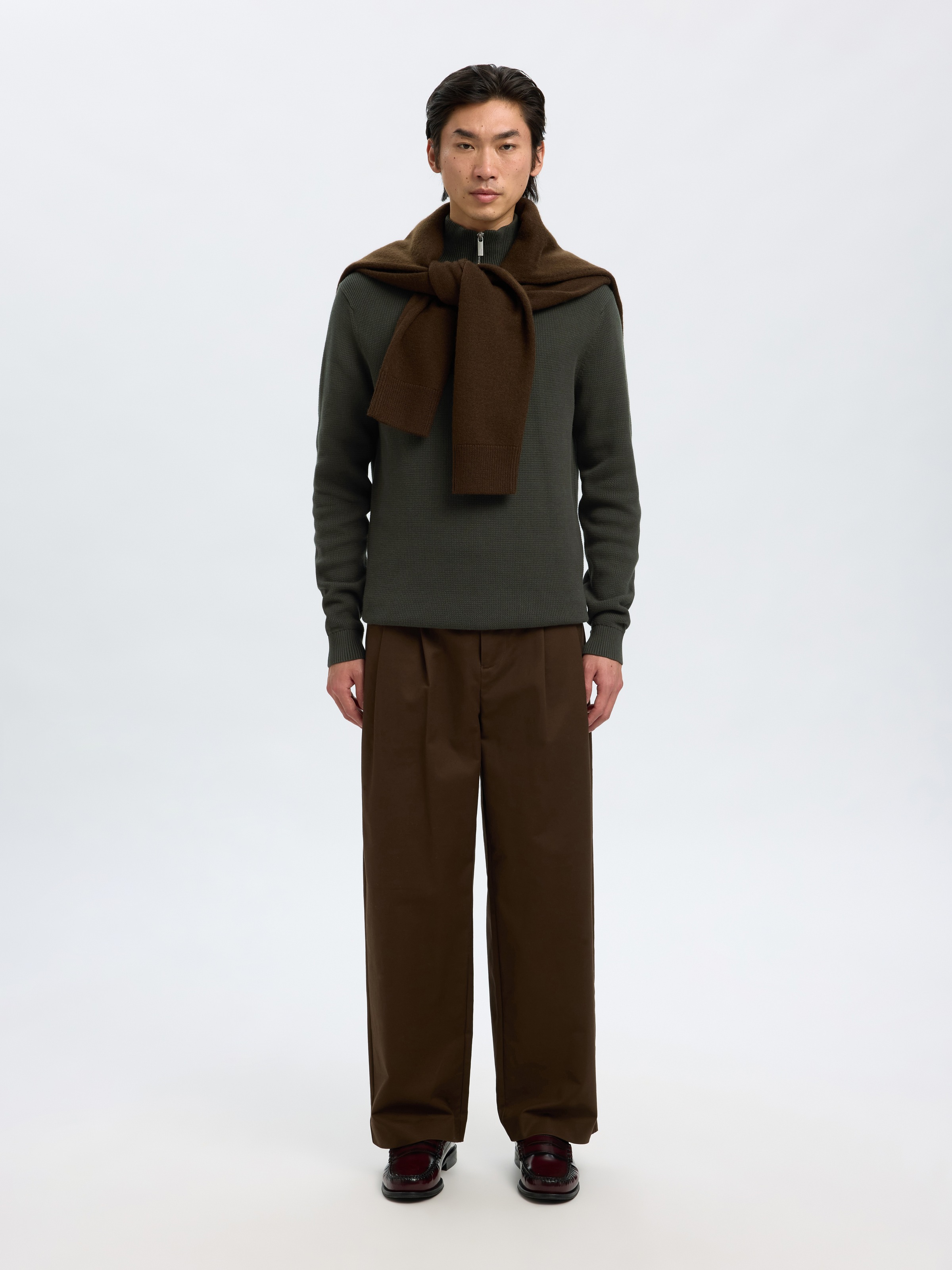 SELECTED HOMME Troyer »SLHDANE LS KNIT STRUCTURE HALF ZIP NOOS«