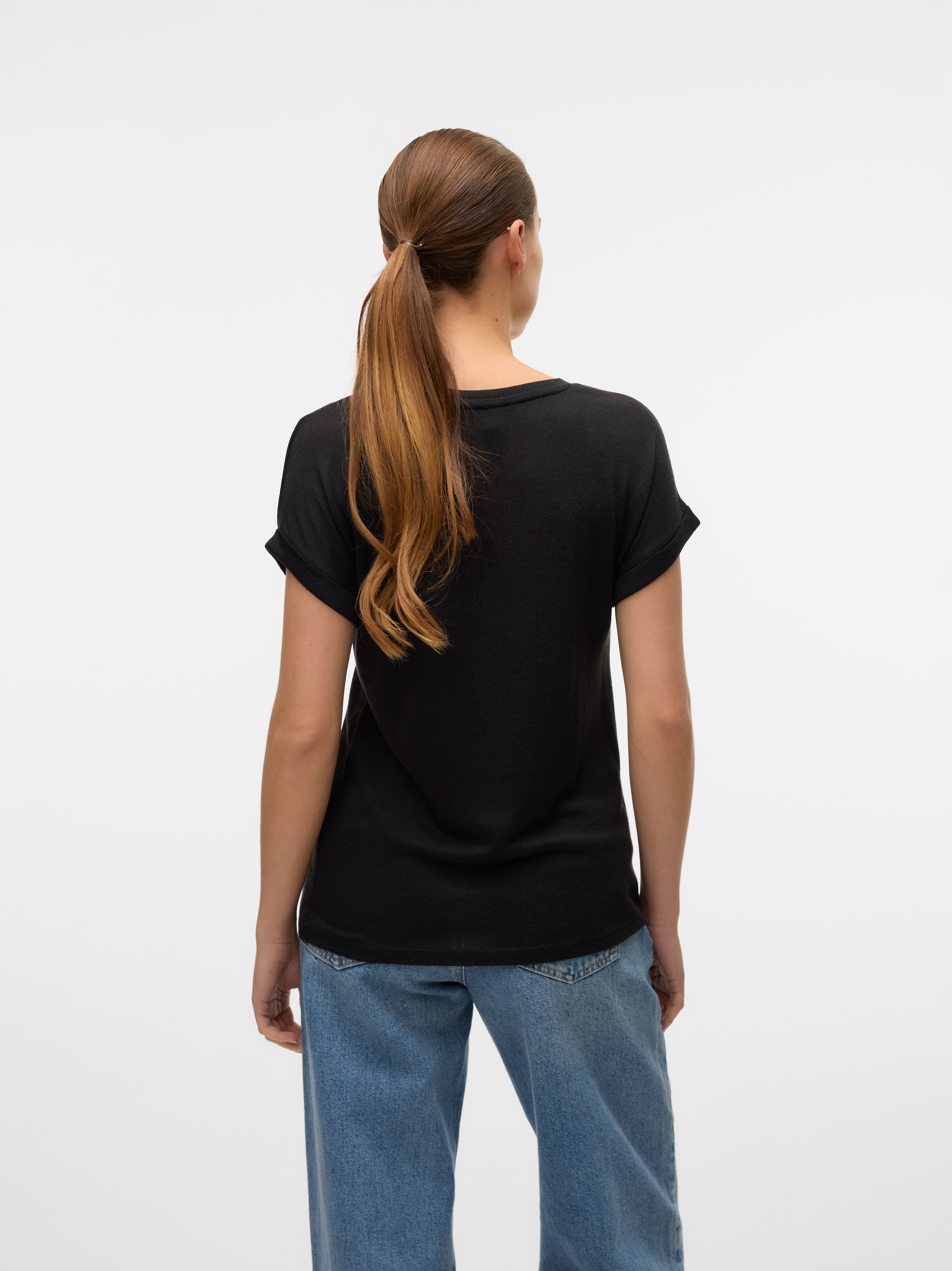Vero Moda Kurzarmpullover »VMBRIANNA SS O-NECK PULLOVER BOO REP«