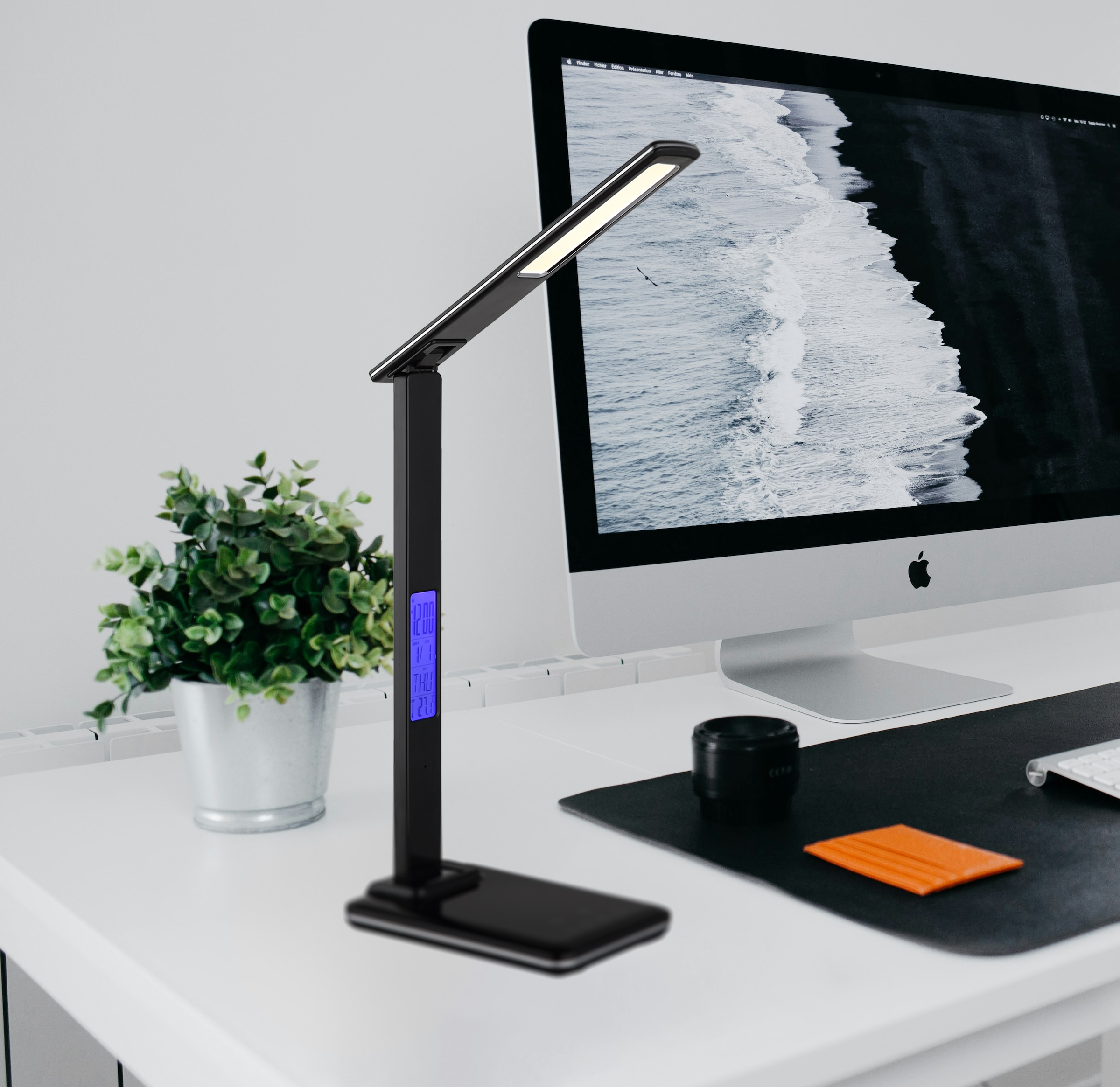 Hanseatic LED Tischleuchte »TL-CCT« LED-Modul 1 Stk. warmweiß - kaltweiß Schreibtischleuchte, Office Lampe, CCT, Timer, Uhr