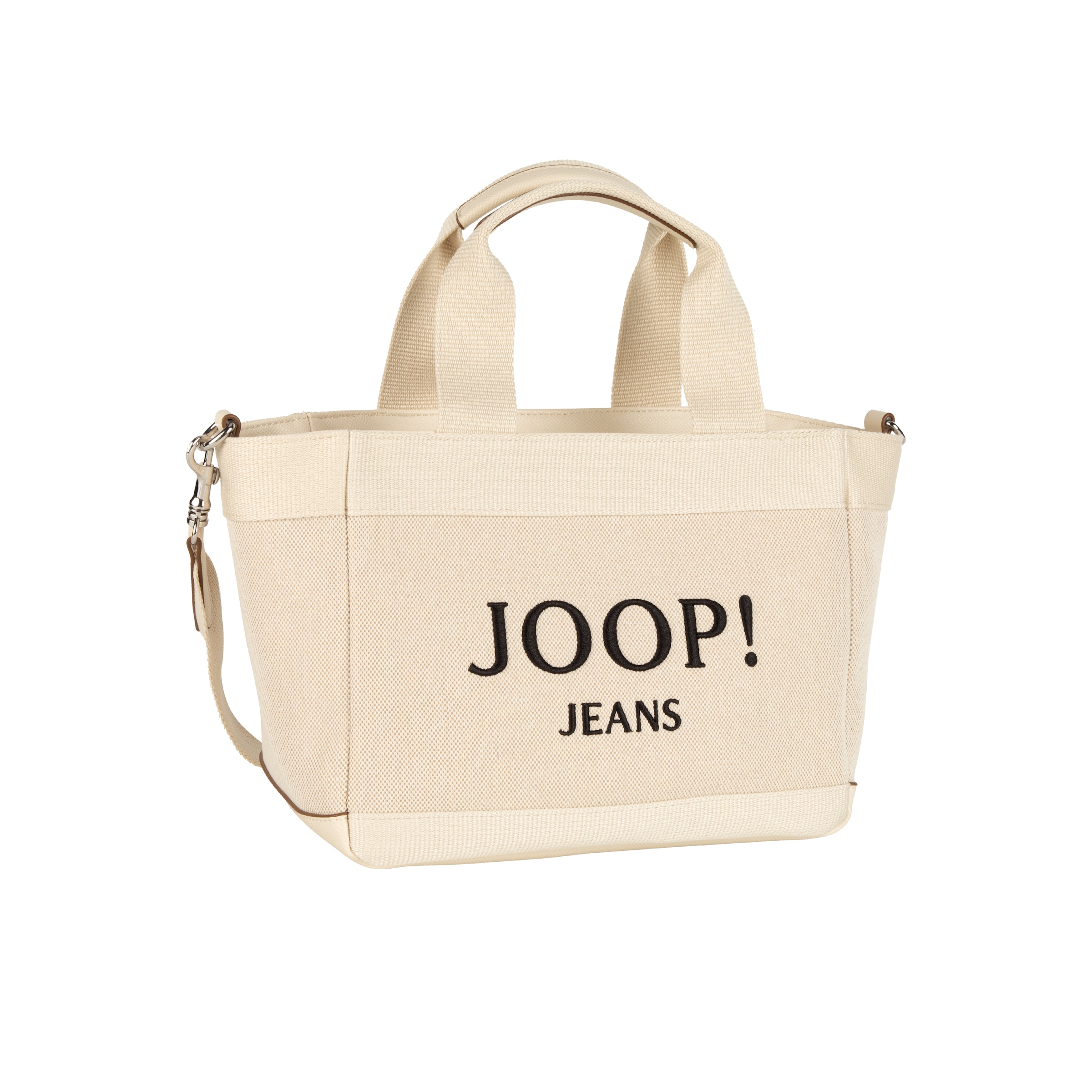 Joop Jeans Handtasche »calduccio tela yvette handbag shz« Damen Umhängetasche mit plakativem Logo