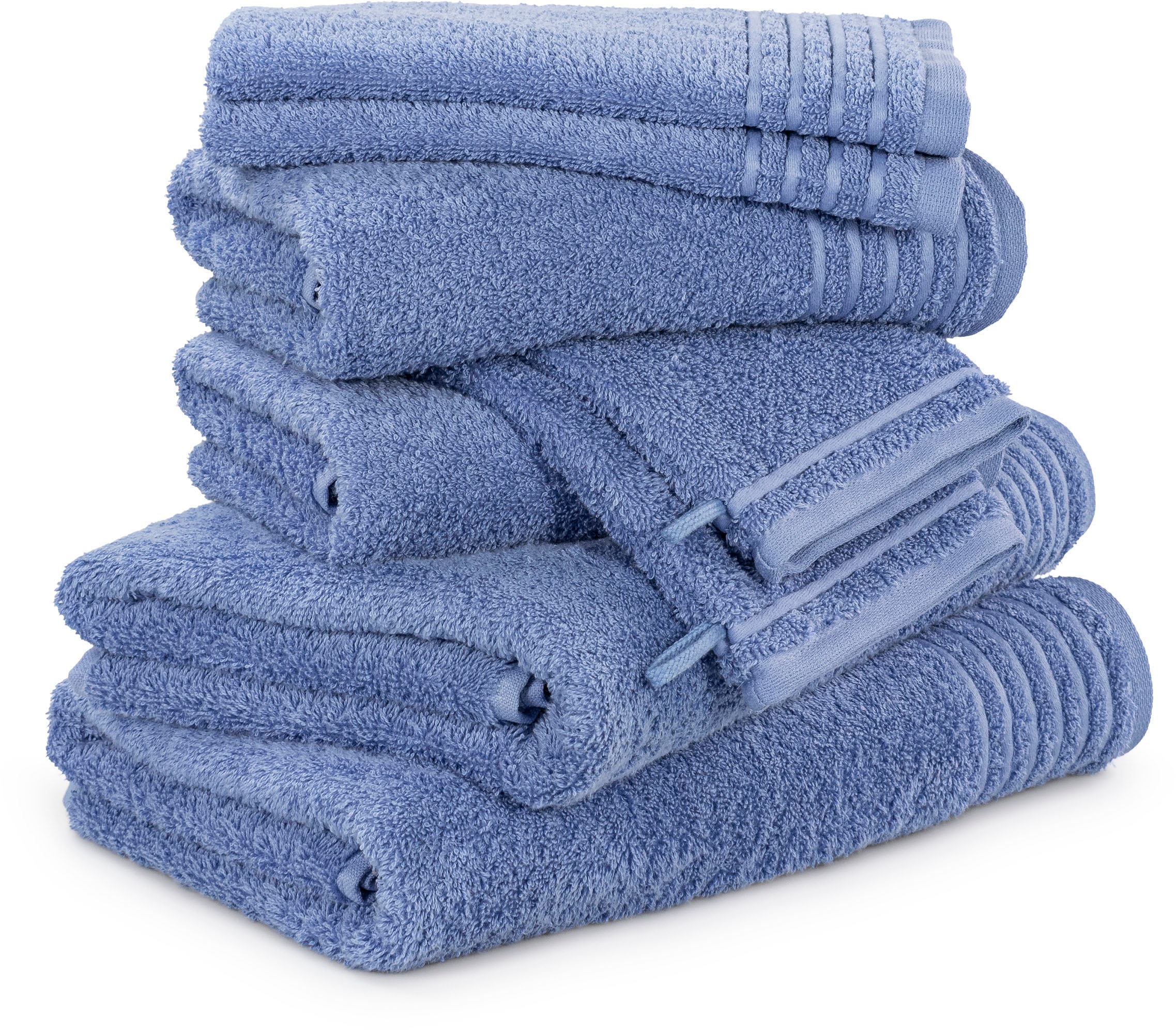 Möve Handtuch Set »New Classic« 8 Stk. Walkfrottier Waschhandschuhen, Gäste günstig online kaufen