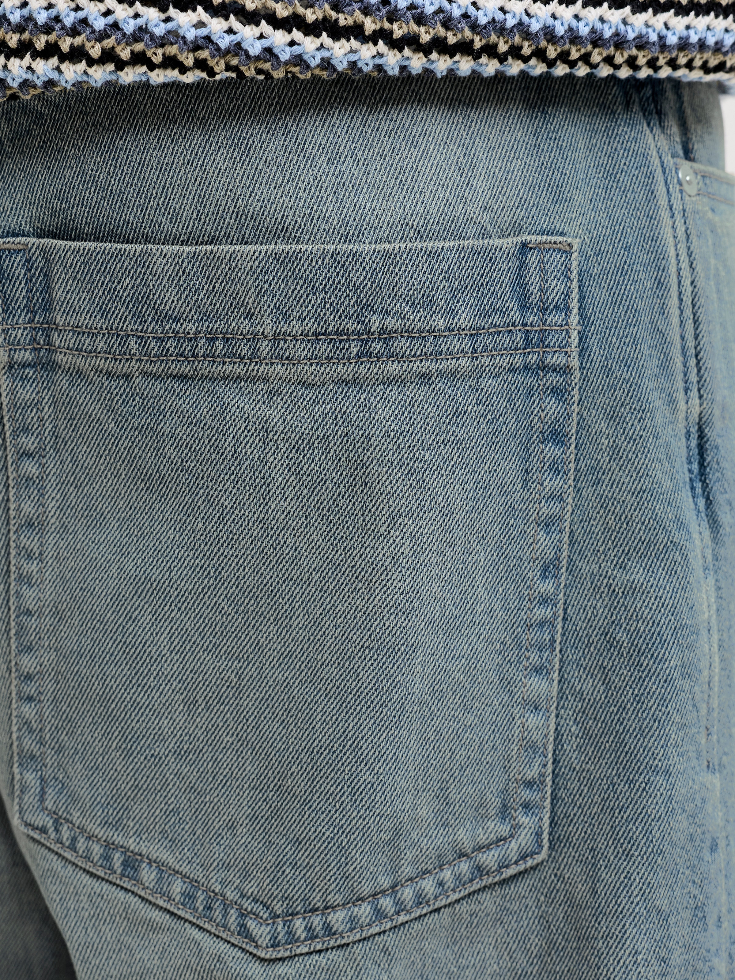 Jack & Jones Jeansshorts »JJIALEX JJCREW SHORTS AT 249 ST LN« Baumwolle, baggy fit