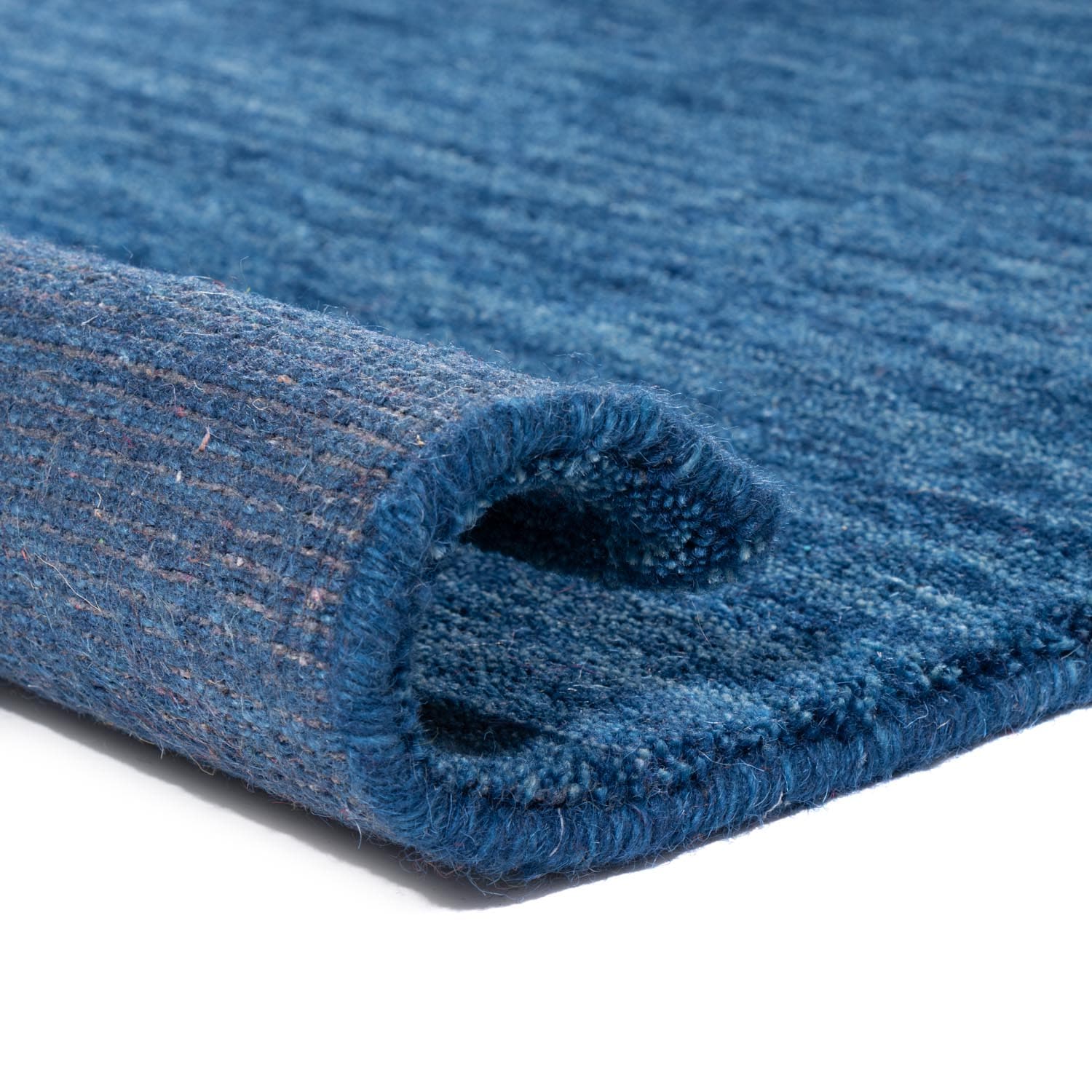 morgenland Wollteppich »Uni - Gabbeh Teppich - Softy«, quadratisch, 1,6 mm Höhe, Gabbeh Optik, Uni Farben, reine Wolle, sehr weicher Flor, Wohnzimmer