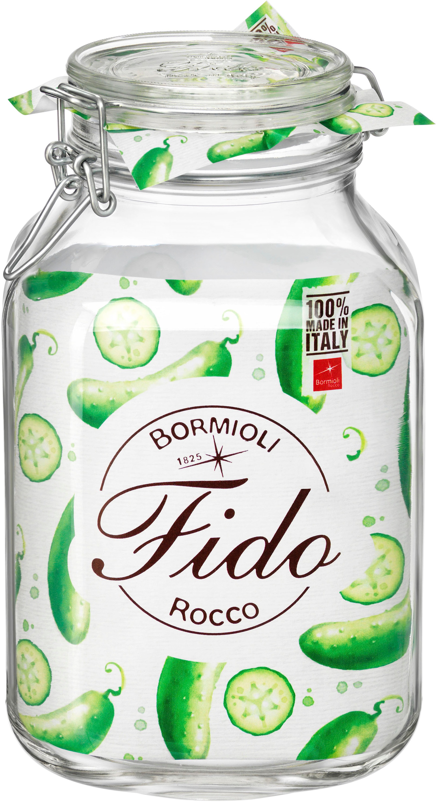 Vorratsglas »Fido«, (Set, 6 tlg., 6 Stück, 3,0l Fassungsvermögen), luftdicht...