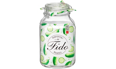 Vorratsglas »Fido«, (Set, 6 tlg., 6 Stück, 3,0l Fassungsvermögen)