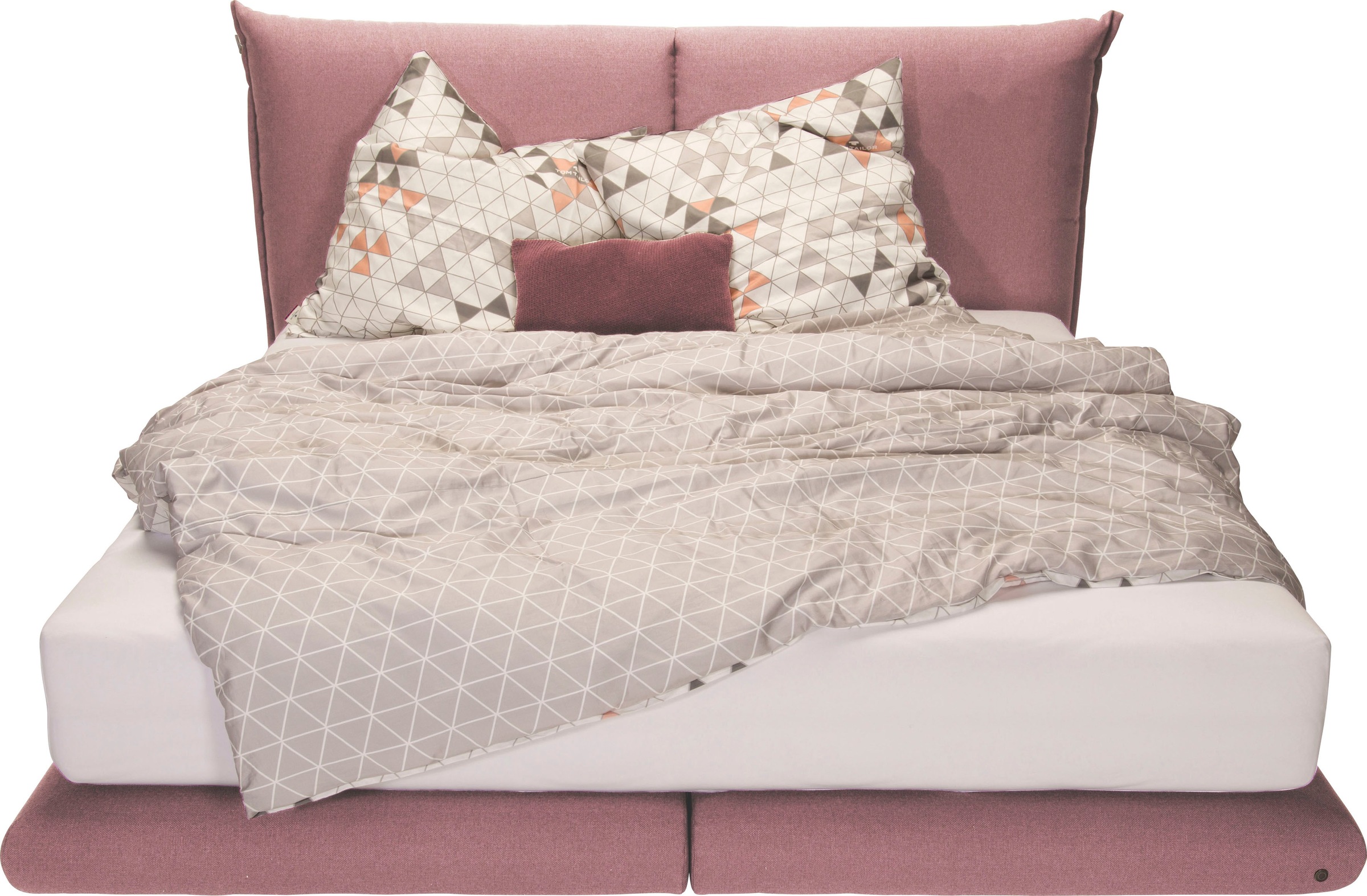 2. Bild von TOM TAILOR HOME Boxspringbett »SOHO PILLOW BOX«, in Schwebeoptik, Kopfteil in Kissenform, Höhe 120 cm