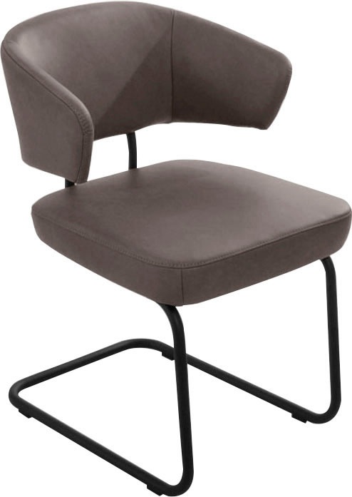K+W Komfort & Wohnen Freischwinger »Mikkado Tube«, 1 St., Leder CLOUD, abge günstig online kaufen