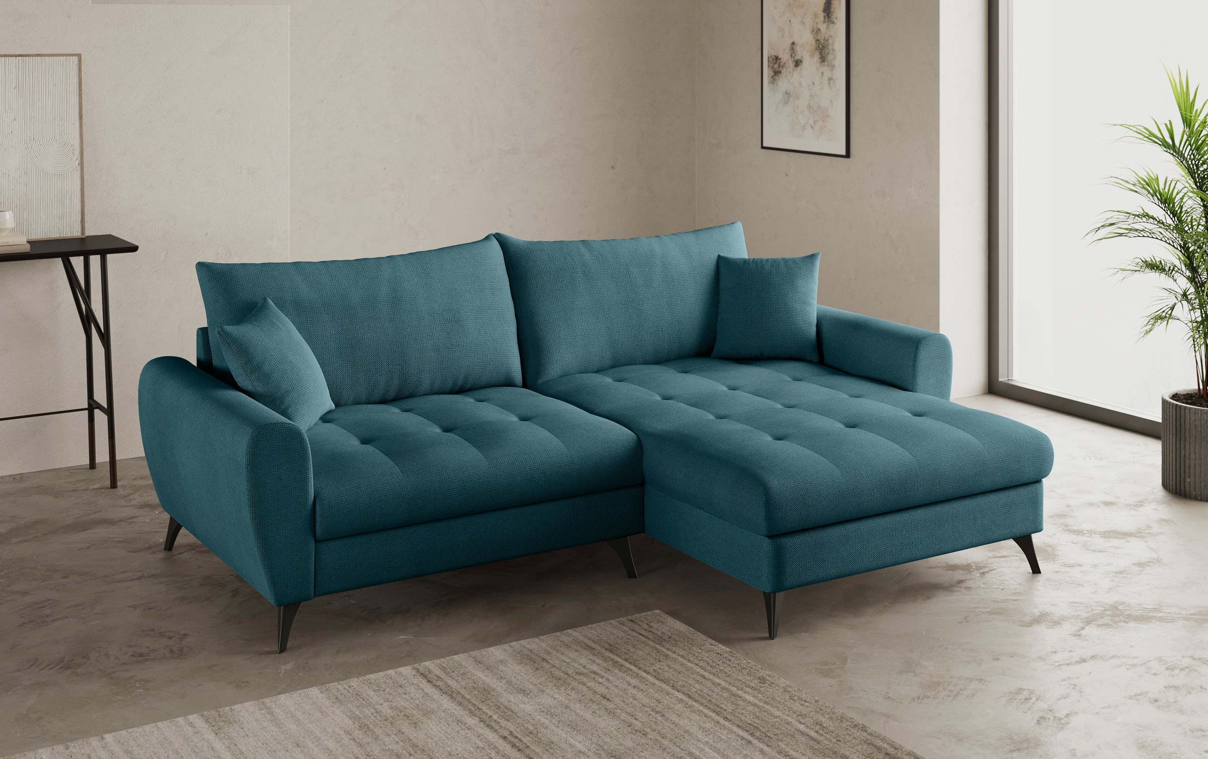 Mr. Couch Ecksofa »Blackburn II L-Form«, Wahlweise mit Kaltschaumpolsterung günstig online kaufen