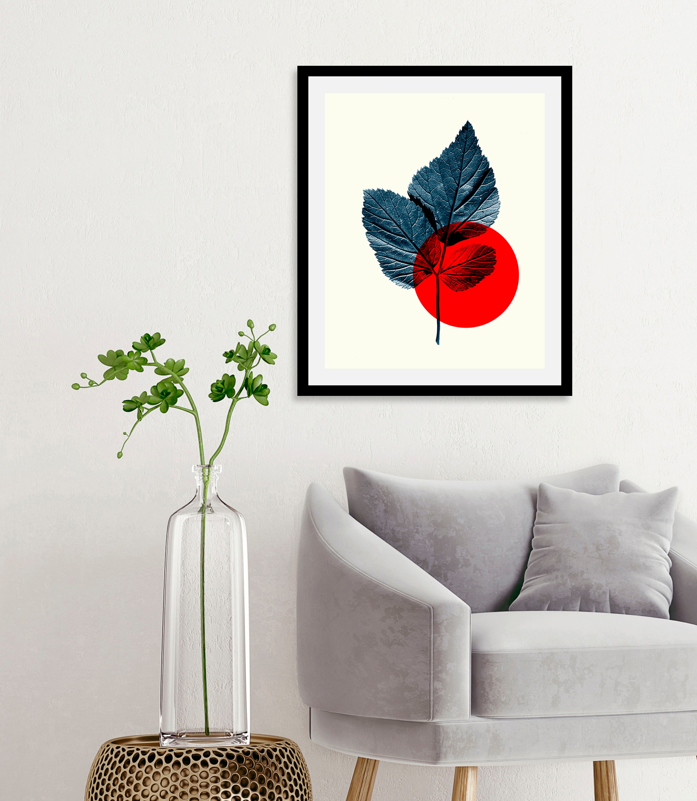queence Bild »Focus«, Abstrakt-Pflanzen-Pflanzenbilder-Art-Figuren, (1 St.) günstig online kaufen