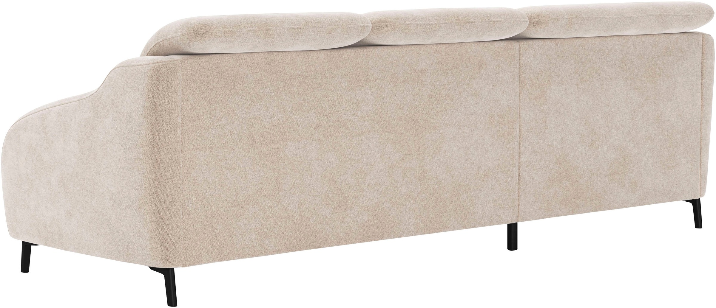 sit&more Ecksofa »Blues L-Form«, wahlweise mit Klapptisch und USB