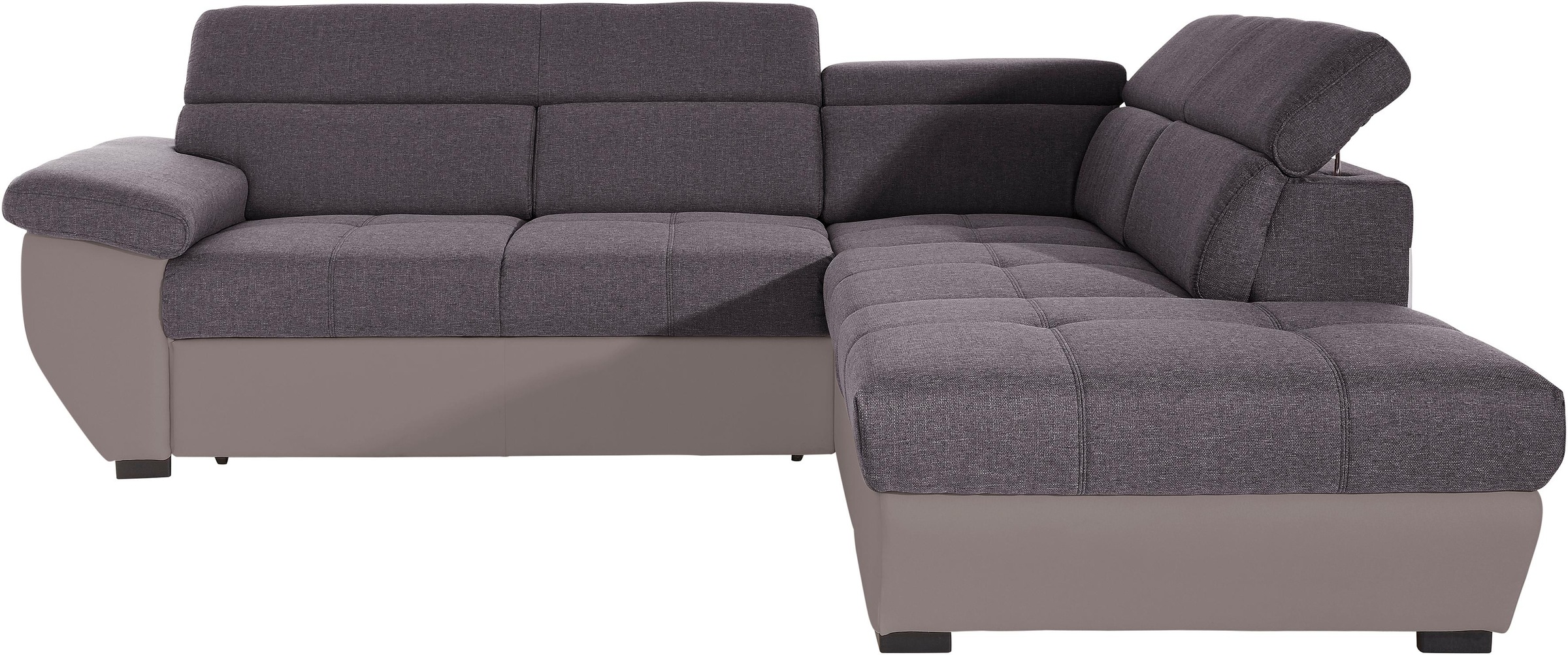 COTTA Ecksofa »Speedway L-Form«, mit Kopfteilverstellung, wahlweise mit Bettfunktion und Bettkasten