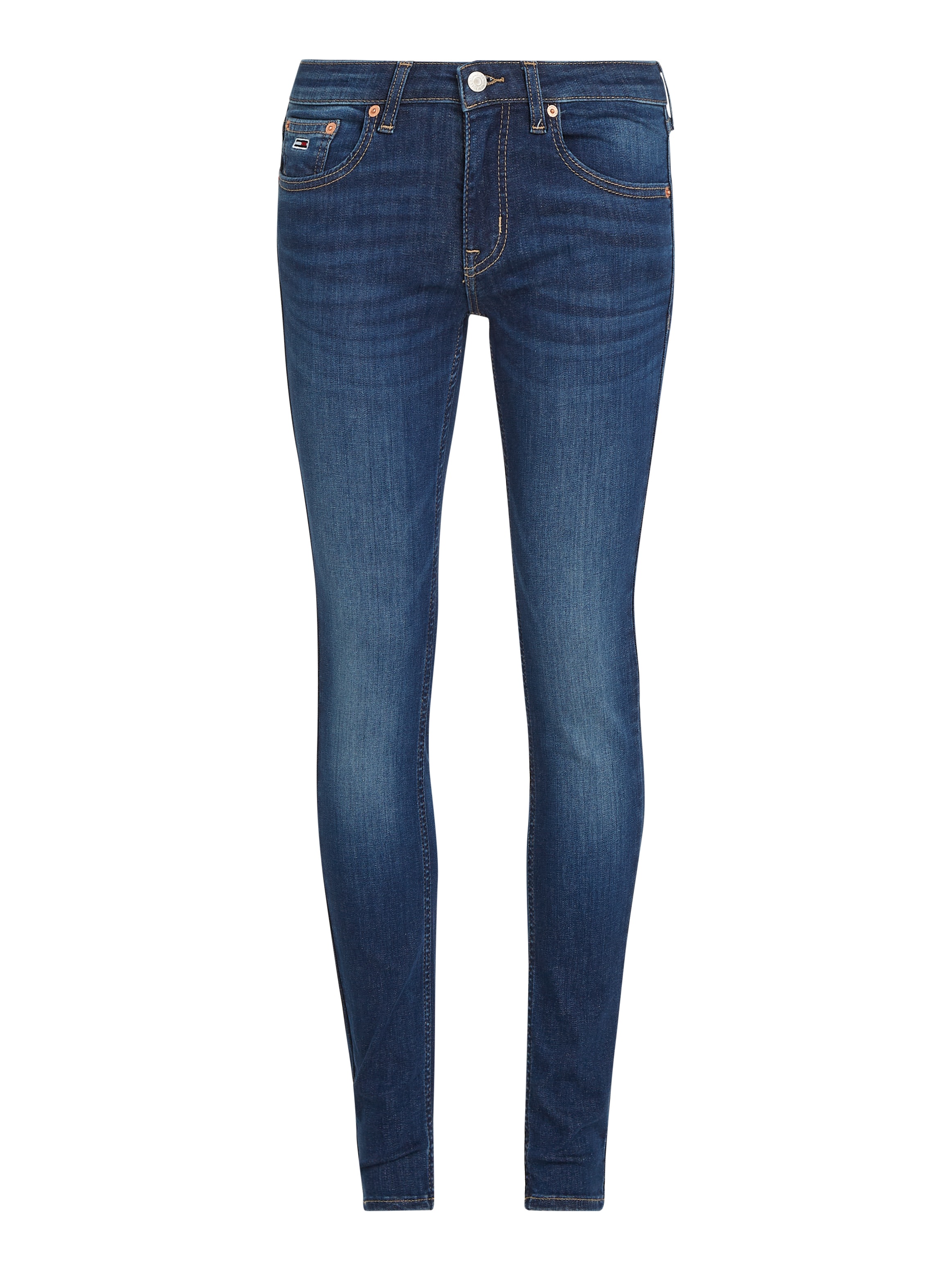 Tommy Jeans Skinny-fit-Jeans »Tommy Jeans Damenjeans Low Waist Skinny«, mit Waschung, Logo-Badge