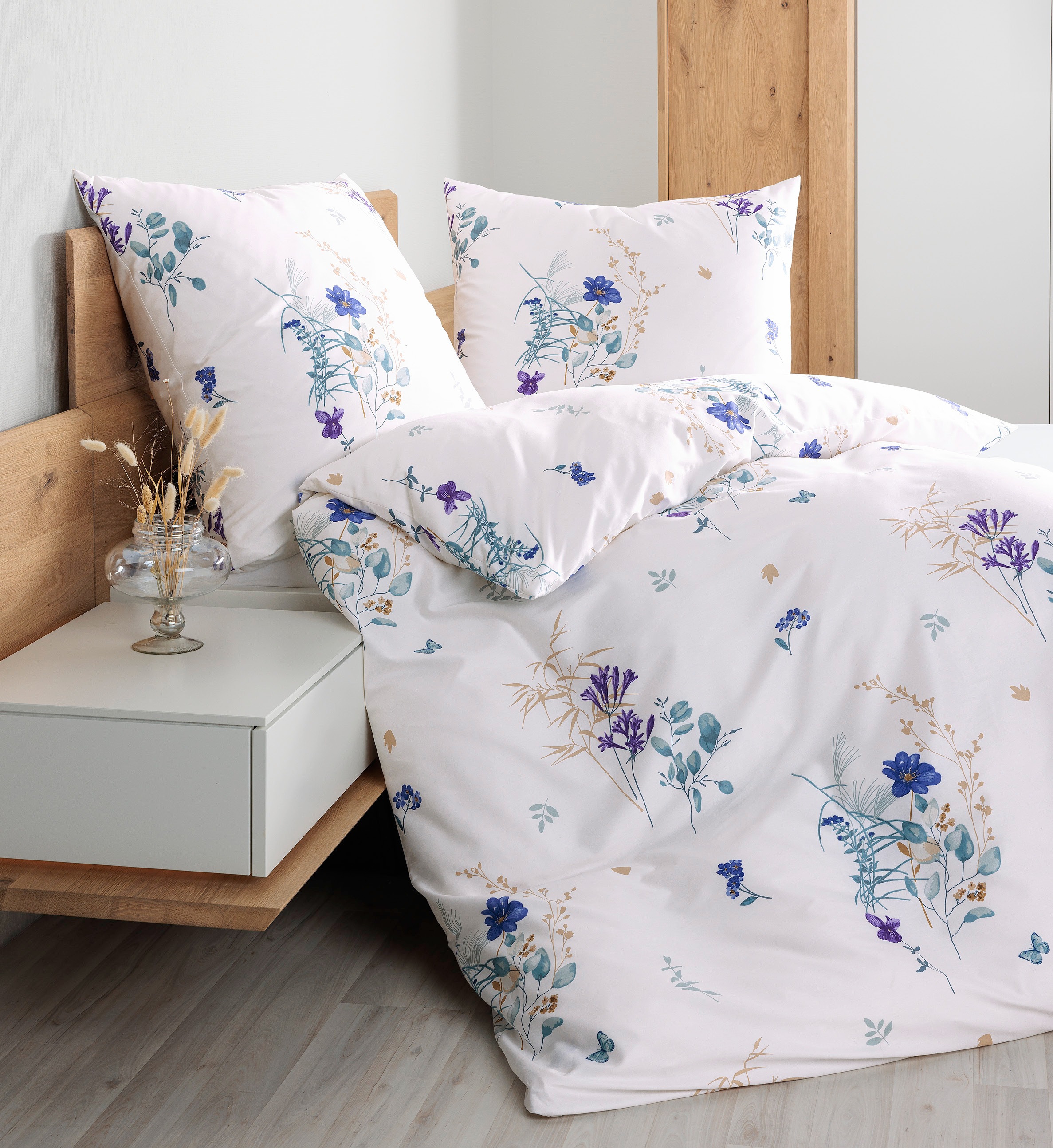 Janine Bettwäsche »Mako-Satin98122 02«, mit Reissverschluss günstig online kaufen