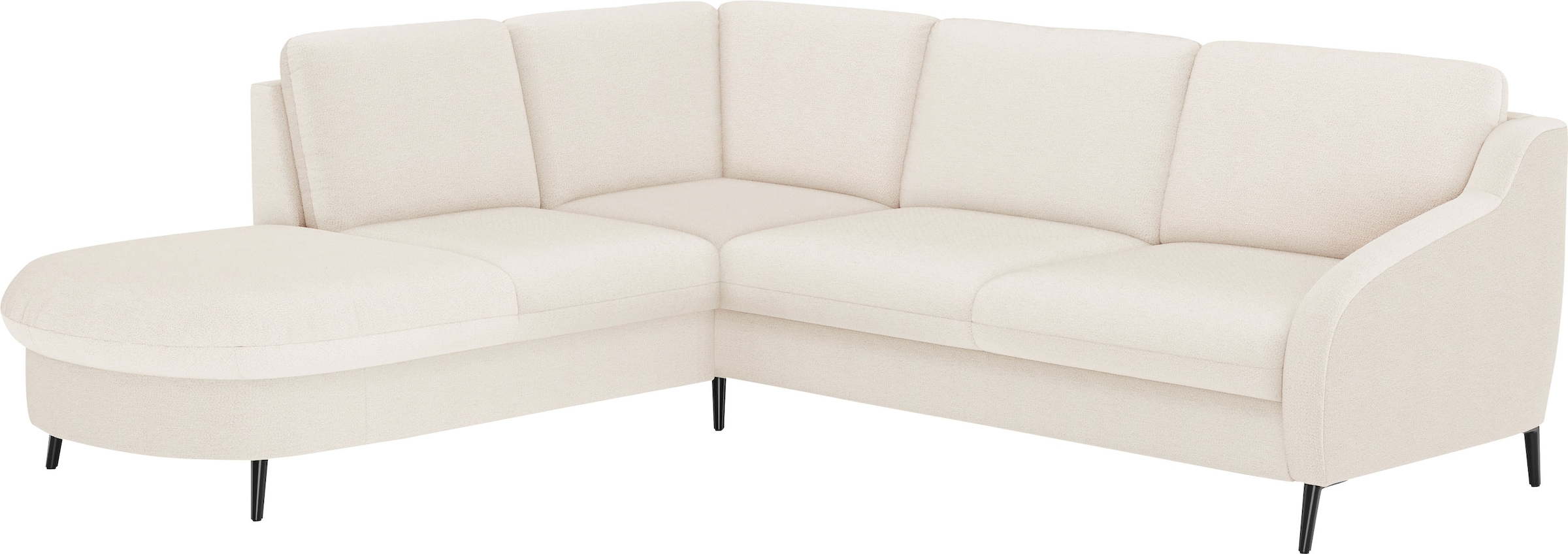 sit&more Ecksofa »Soul L-Form«, wahlweise mit Bettfunktion und Bettkasten oder Schubkasten