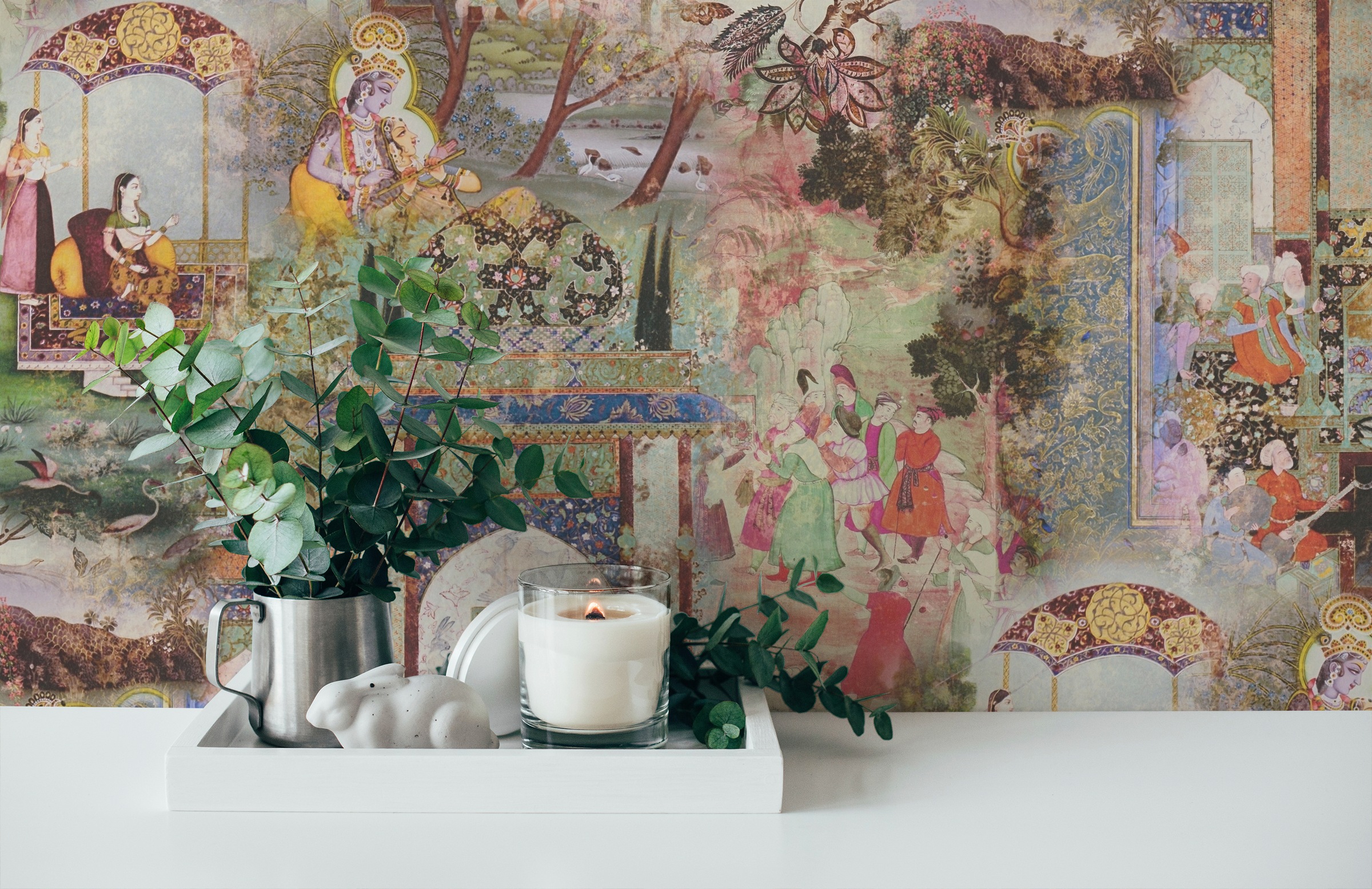 A.S. Création Vliestapete »Dream Flowery«, Ethnomuster-abstrakt-minimalistisch, Vintage Tapete Orientalisch Tapeten Wohnzimmer Schlafzimmer Küche Flur