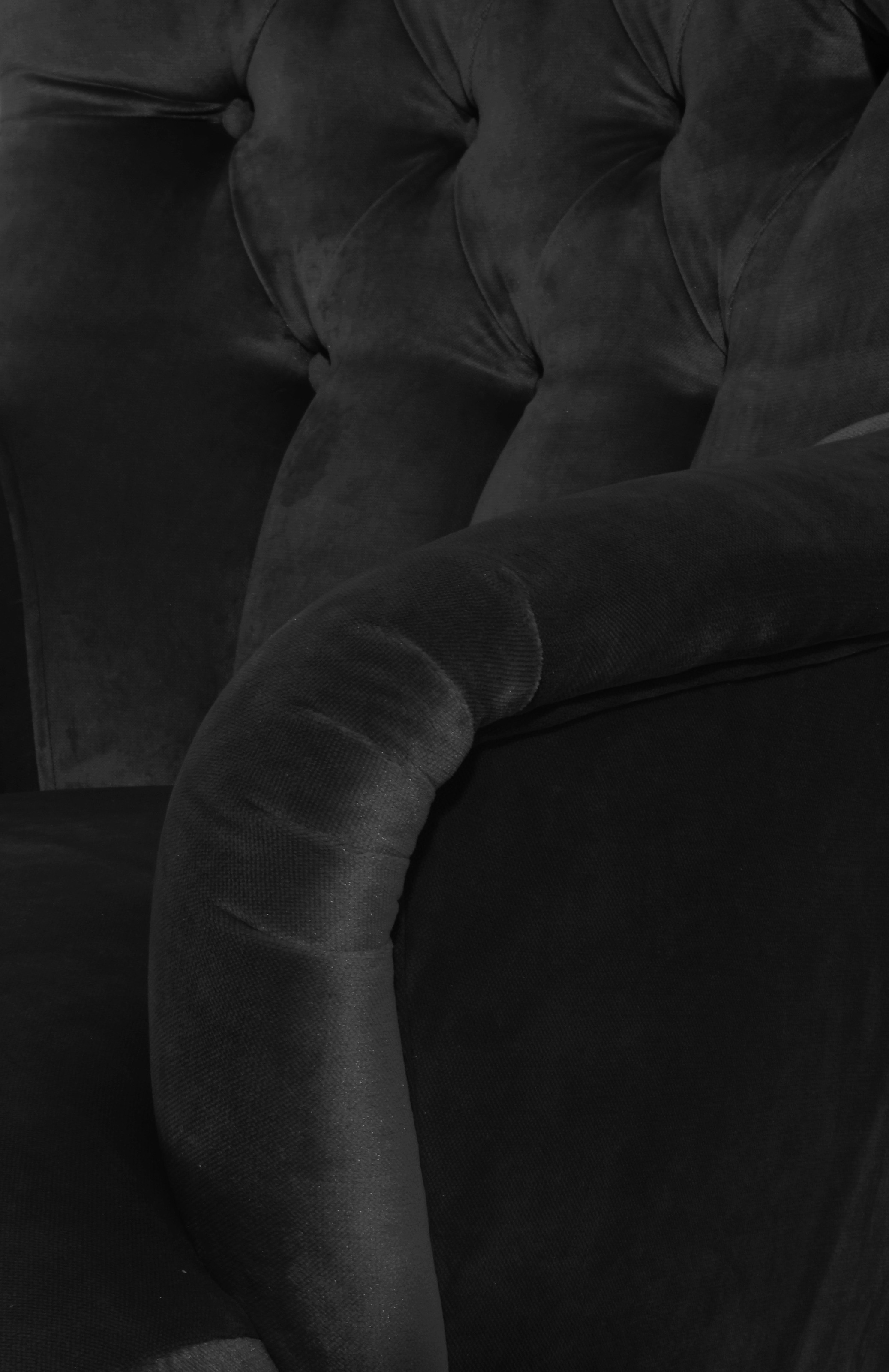 Max Winzer® Chesterfield-Sessel »Bradley, Loungesessel, Chesterfield Optik in aktuellen Farben, bequem«, hohe Rückenlehne mit edler Knopfheftung, Retro und modern, hoher Fuß