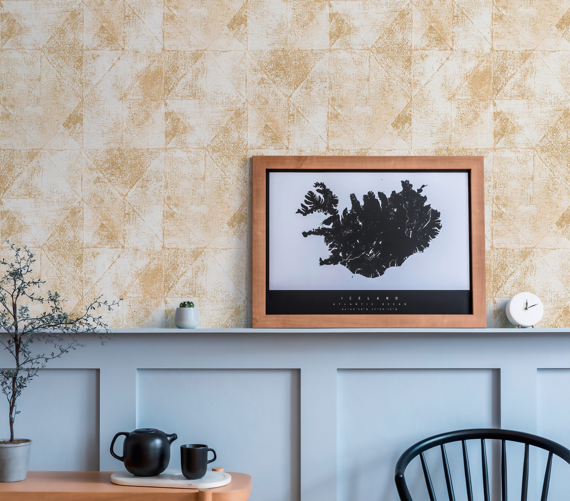 A.S. Création Vliestapete »Metallic Grafik«, leicht glänzend-gemustert-abstrakt, Grafiktapete mit Metalliceffekt Strukturiert Tapeten Wohnzimmer Flur