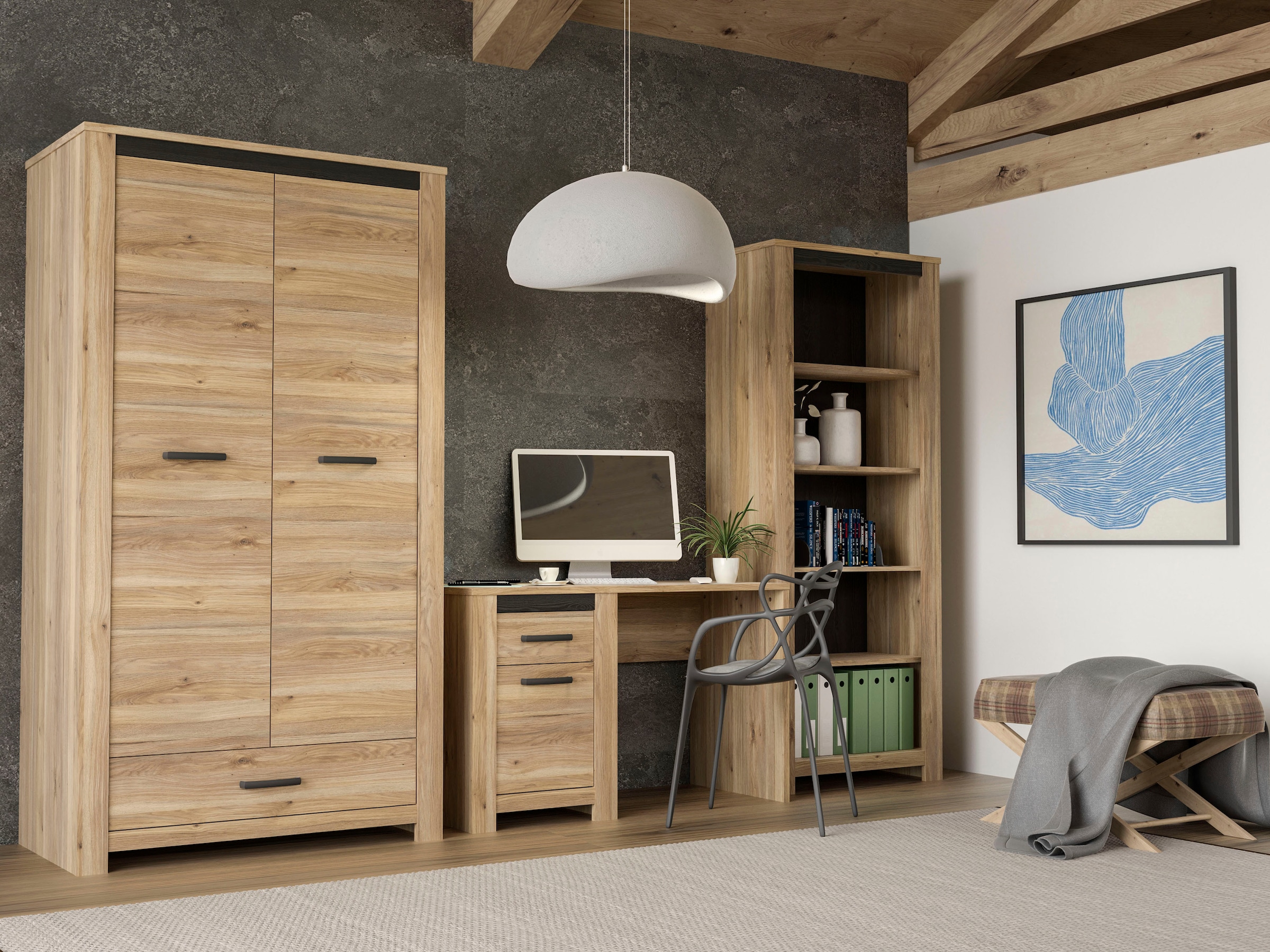 FORTE Schreibtisch »Cayetano«, Breite 120 cm
